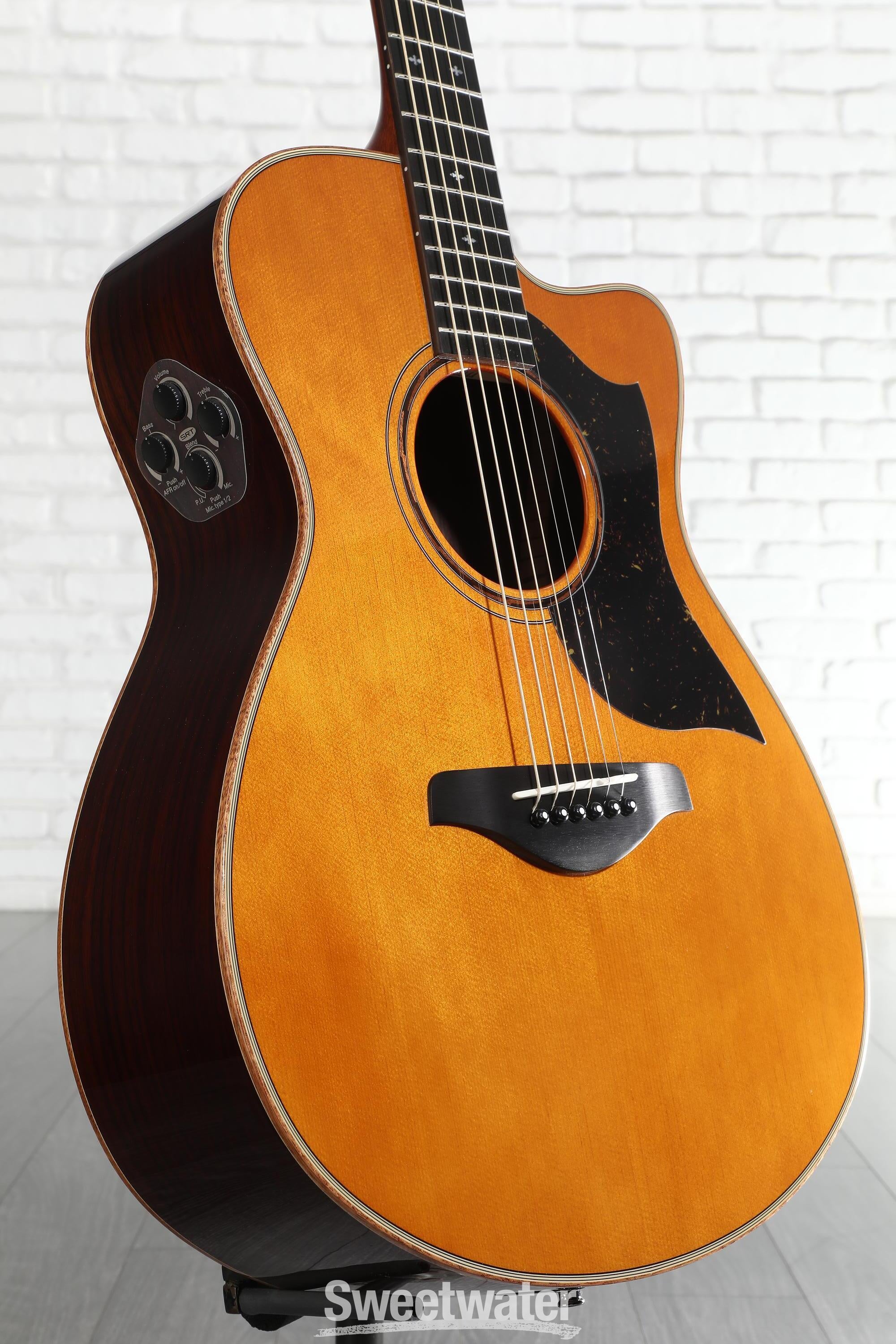 Photo of Yamaha AC5R ARE Concert Cutaway Acoustic-electric Guitar - Vintage Natural