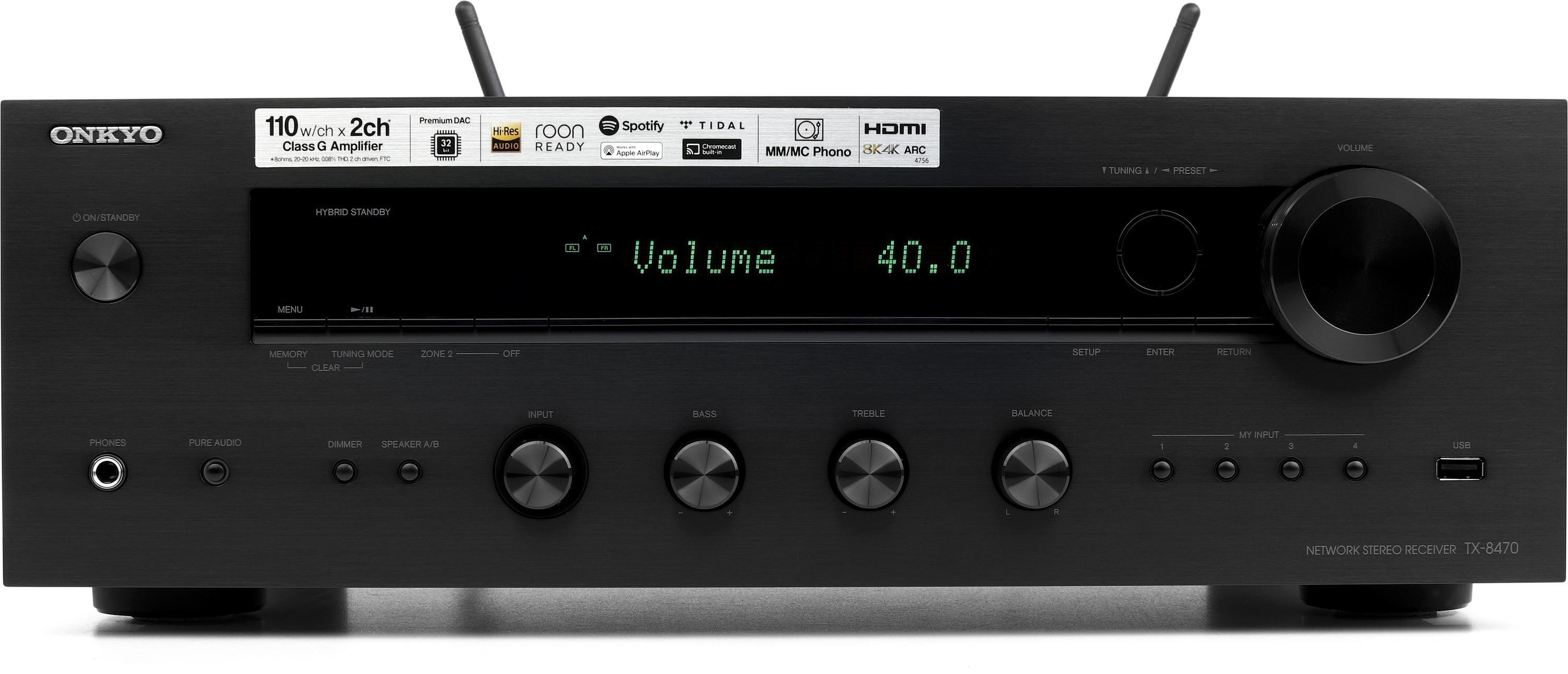 Onkyo TX8470 HiFi Network Stereo Receiver Sweetwater