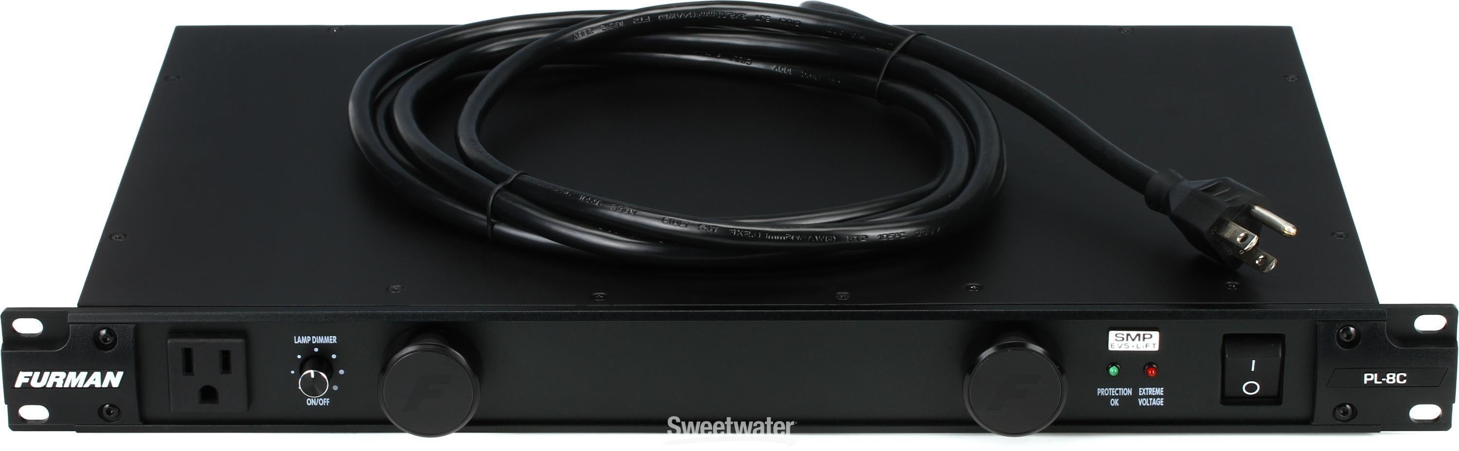 Furman PL-8C Power Conditioner with Lights | Sweetwater