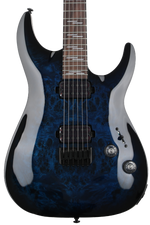 Photo of Schecter Omen Elite-6 Electric Guitar - See Thru Blue Burst