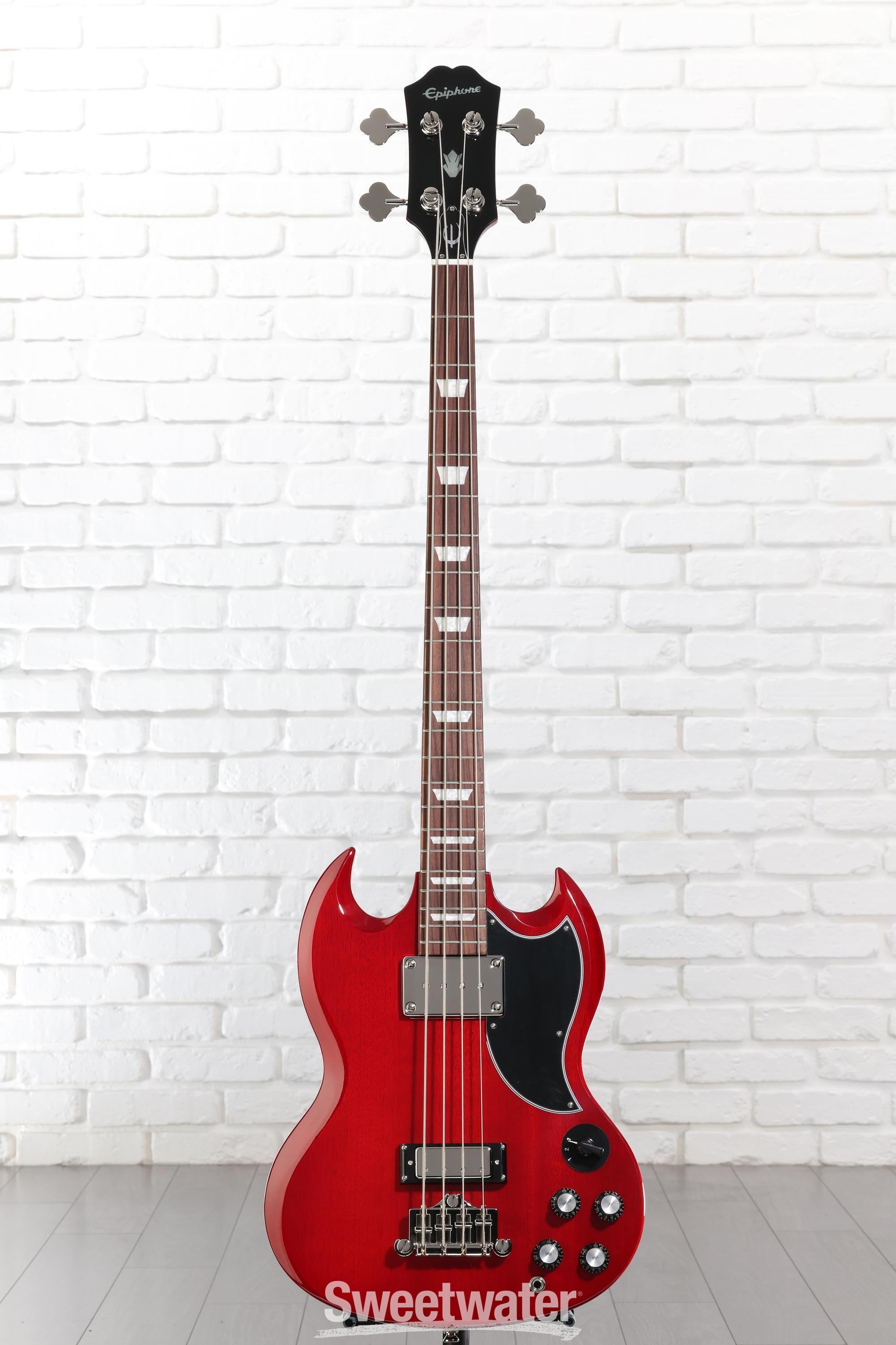 Epiphone EB-3 Bass Guitar - Cherry | Sweetwater