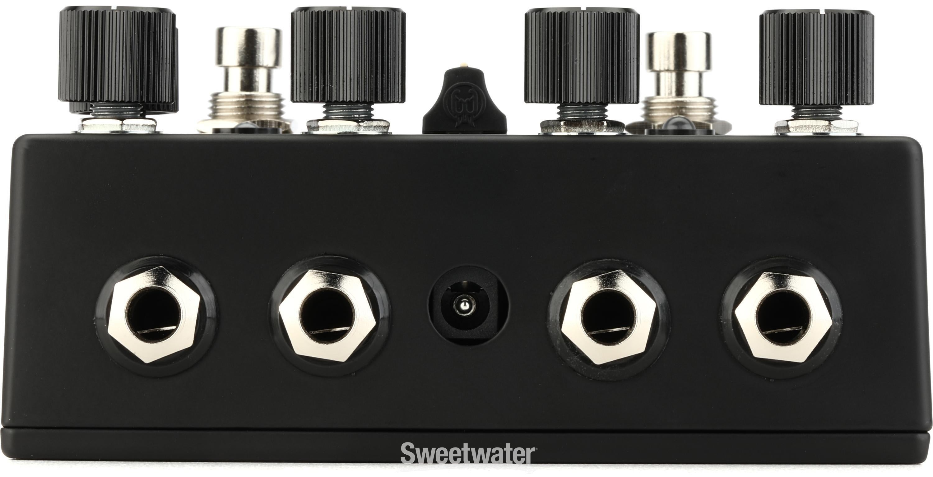 Slöer Stereo Ambient Reverb Pedal - Black - Sweetwater