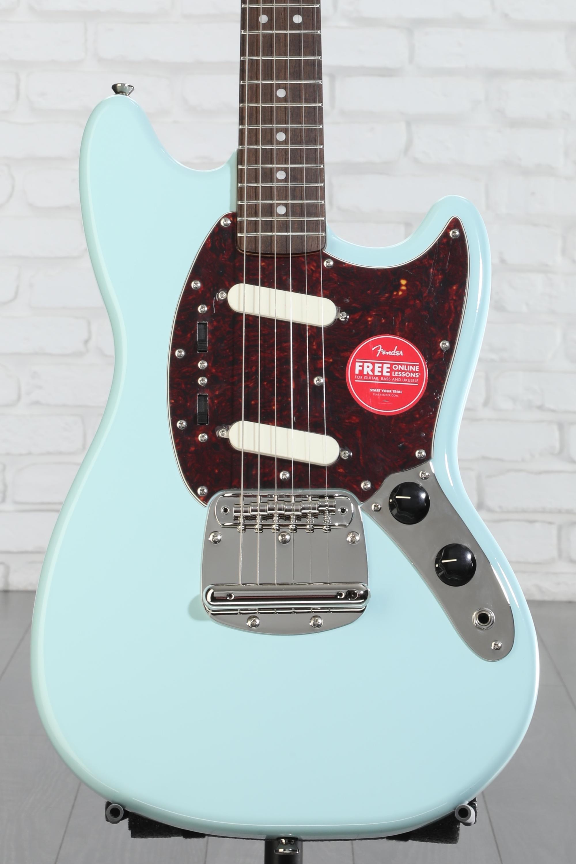 Squier Classic Vibe '60s Mustang Electric Guitar - Sonic Blue