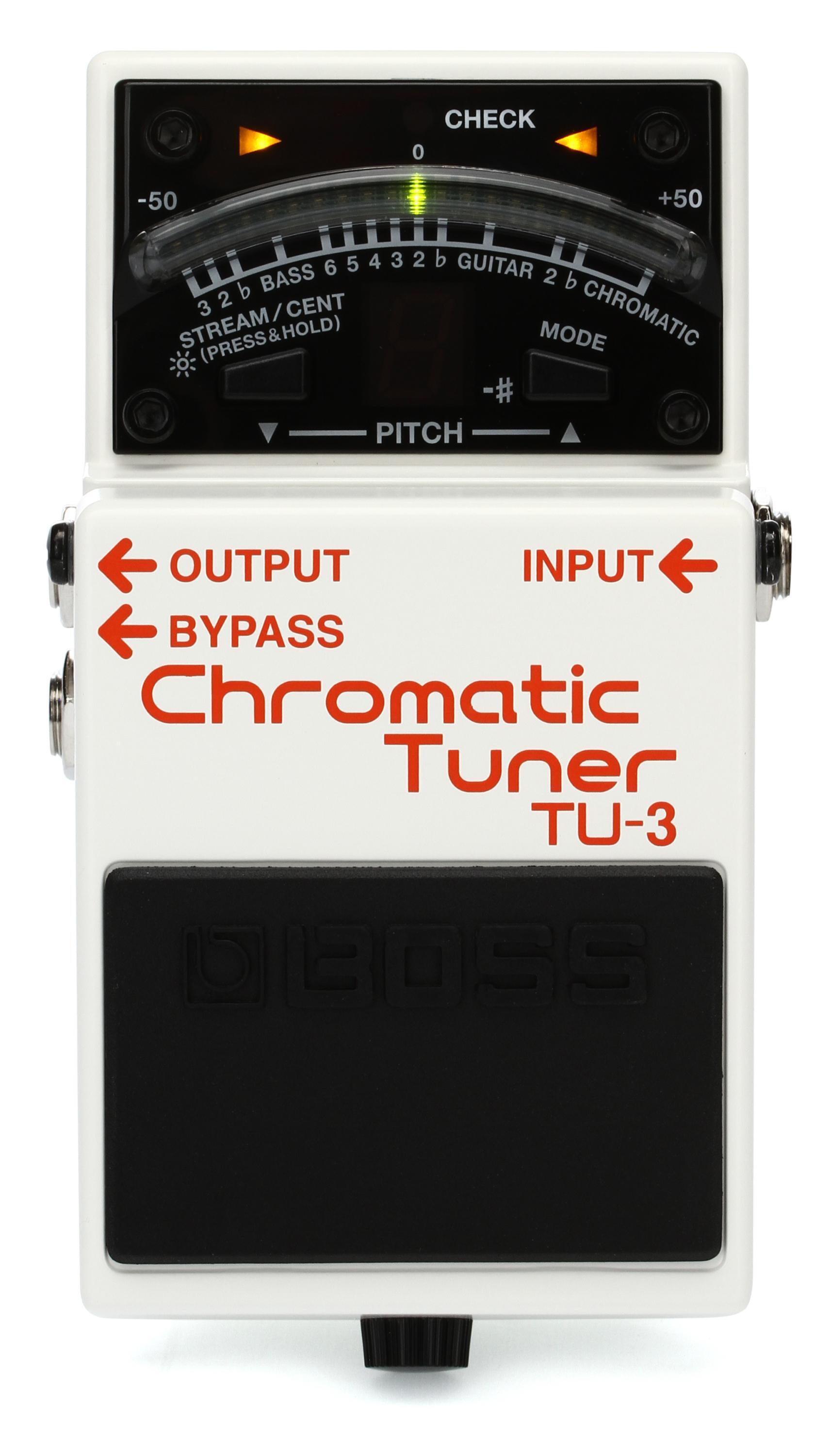 Bundled Item: Boss TU-3 Chromatic Tuner Pedal with Bypass