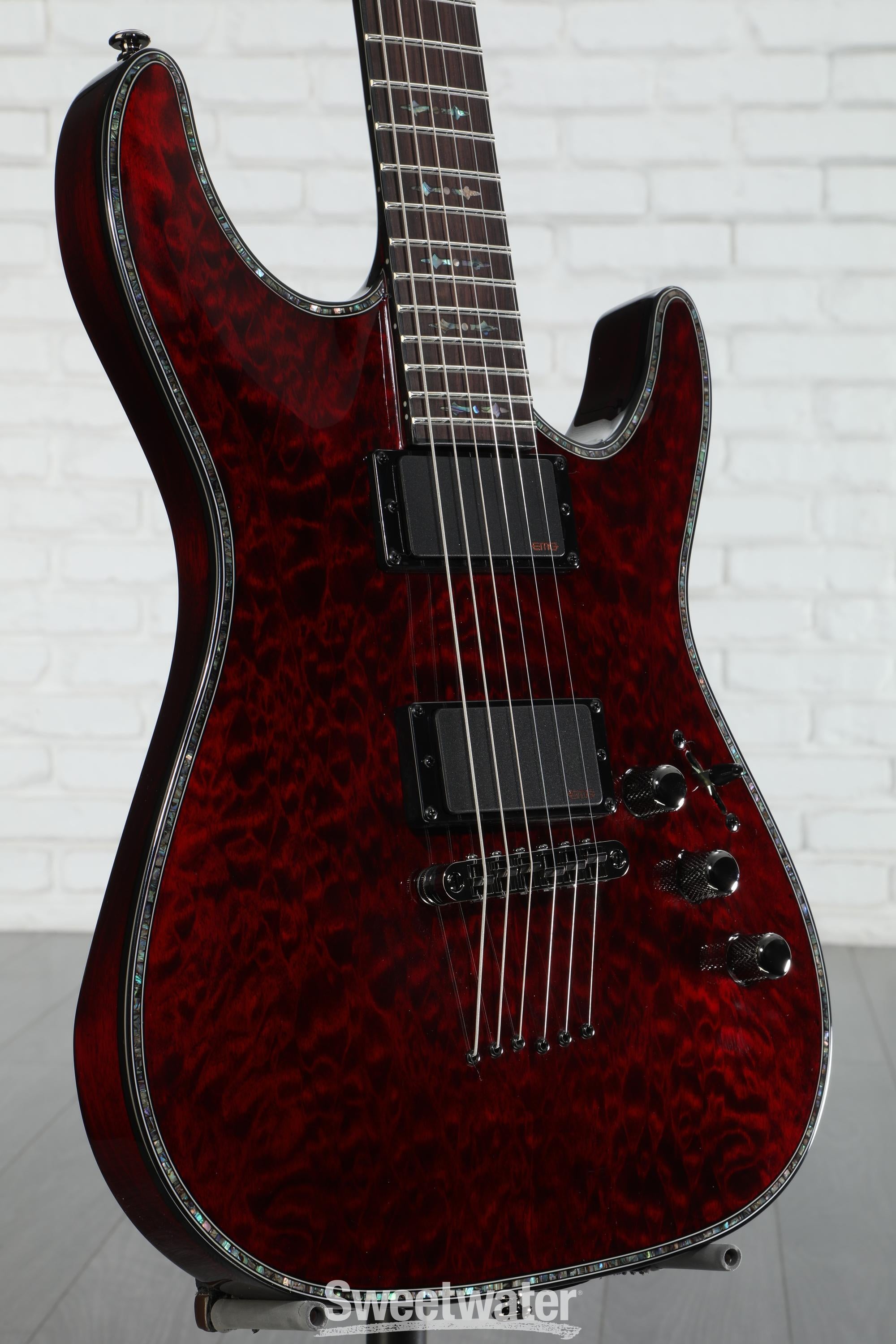 Schecter Hellraiser C-1 Electric Guitar - Black Cherry