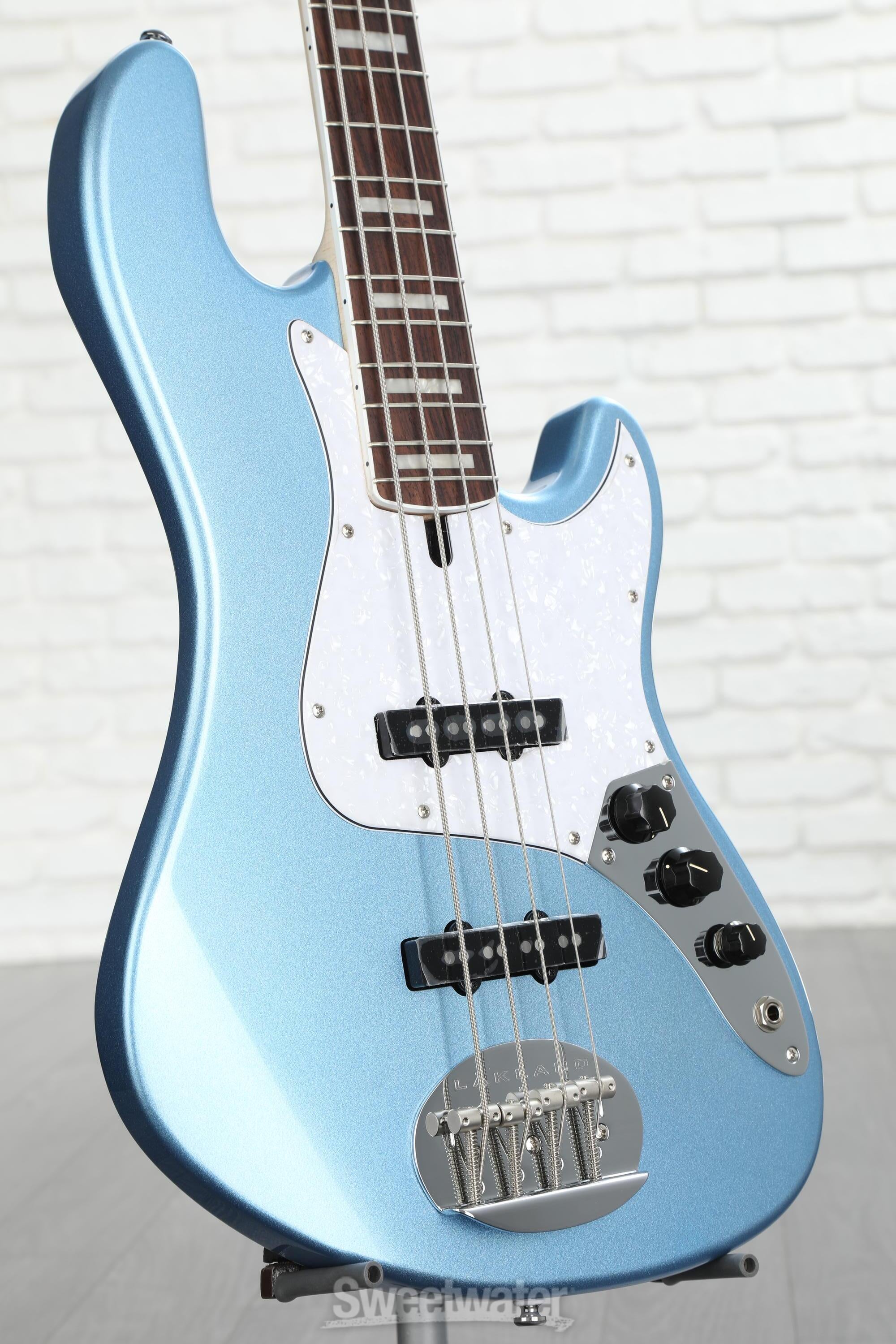 Lakland Skyline Darryl Jones DJ-4 Bass Guitar - Lake Placid Blue with  Rosewood Fingerboard