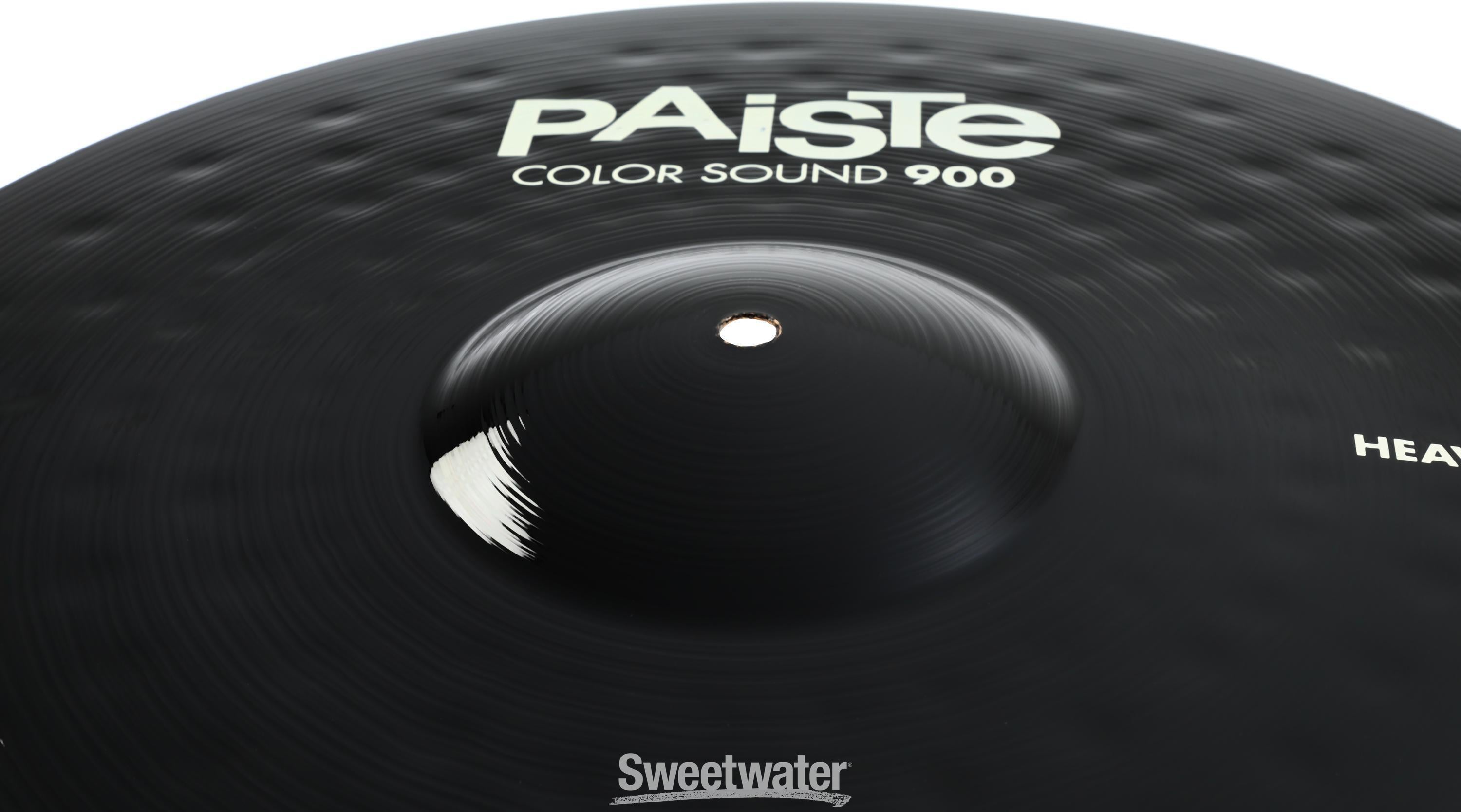 Paiste 20 inch Color Sound 900 Black Heavy Ride Cymbal