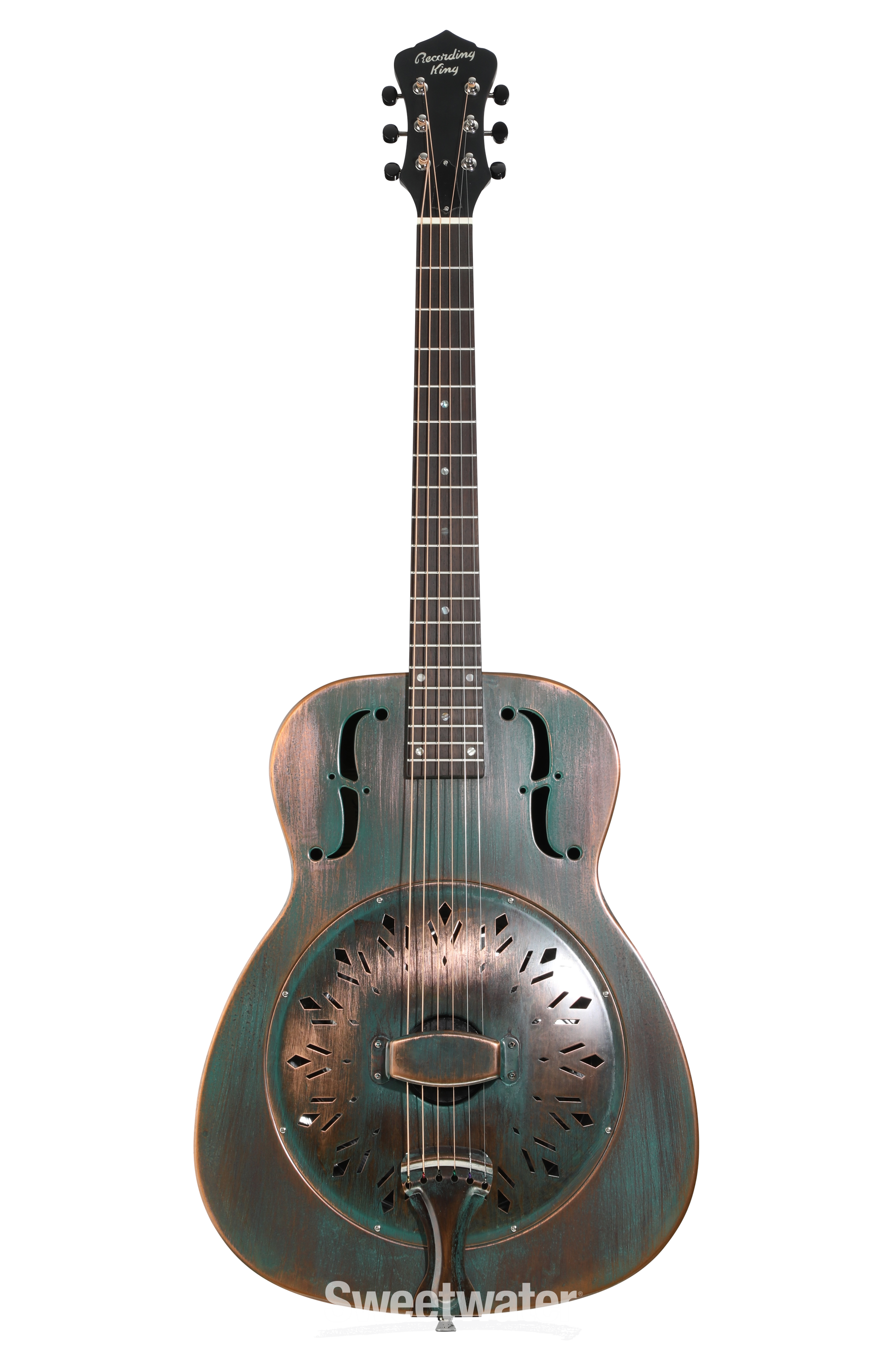 Recording King Swamp Dog Style-O Resonator - Distressed Vintage
