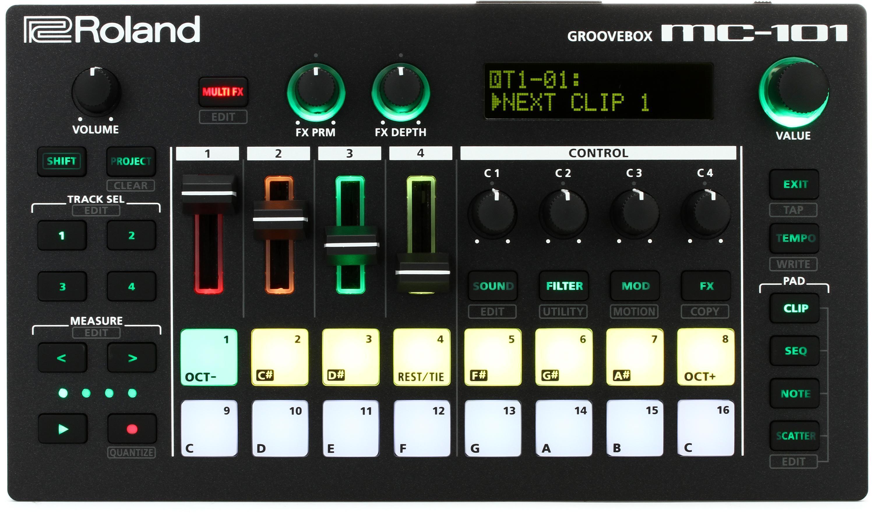 Roland MC-101 4-track Groovebox