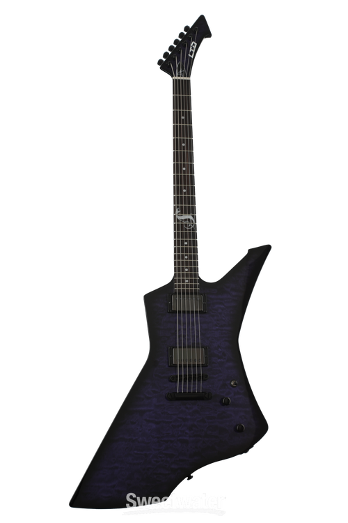 ESP LTD James Hetfield Snakebyte Baritone See thru Purple Sweetwater