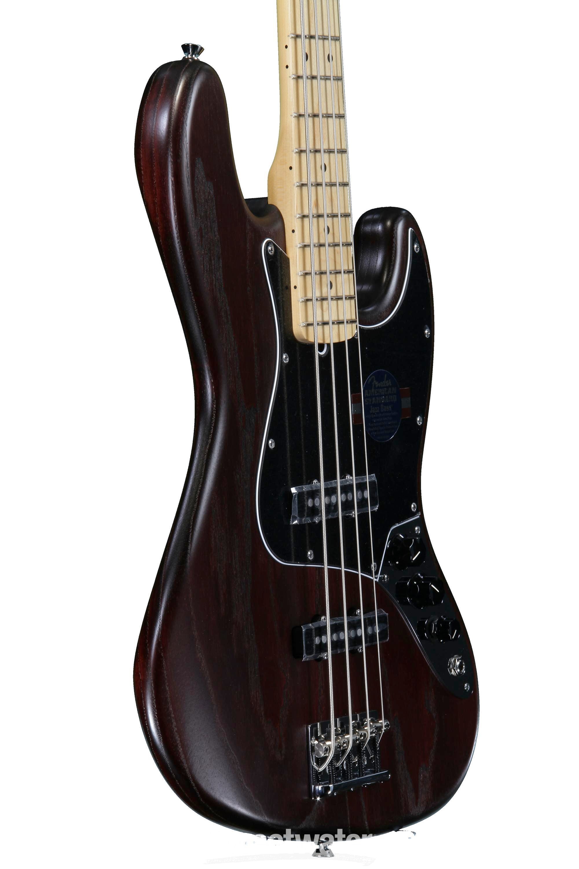 A*B様 Fender American Standard Jazz Bass Fender American Standard Jazz Bass - Black | Sweetwater
