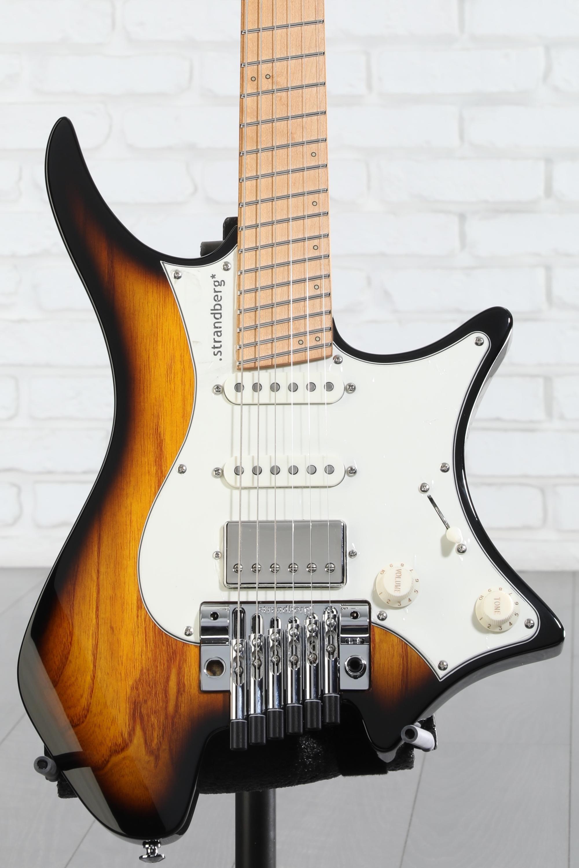 ギター strandberg Boden Classic NX 6 Strandberg Boden Classic NX 6 Tremolo Electric Guitar - Tobacco