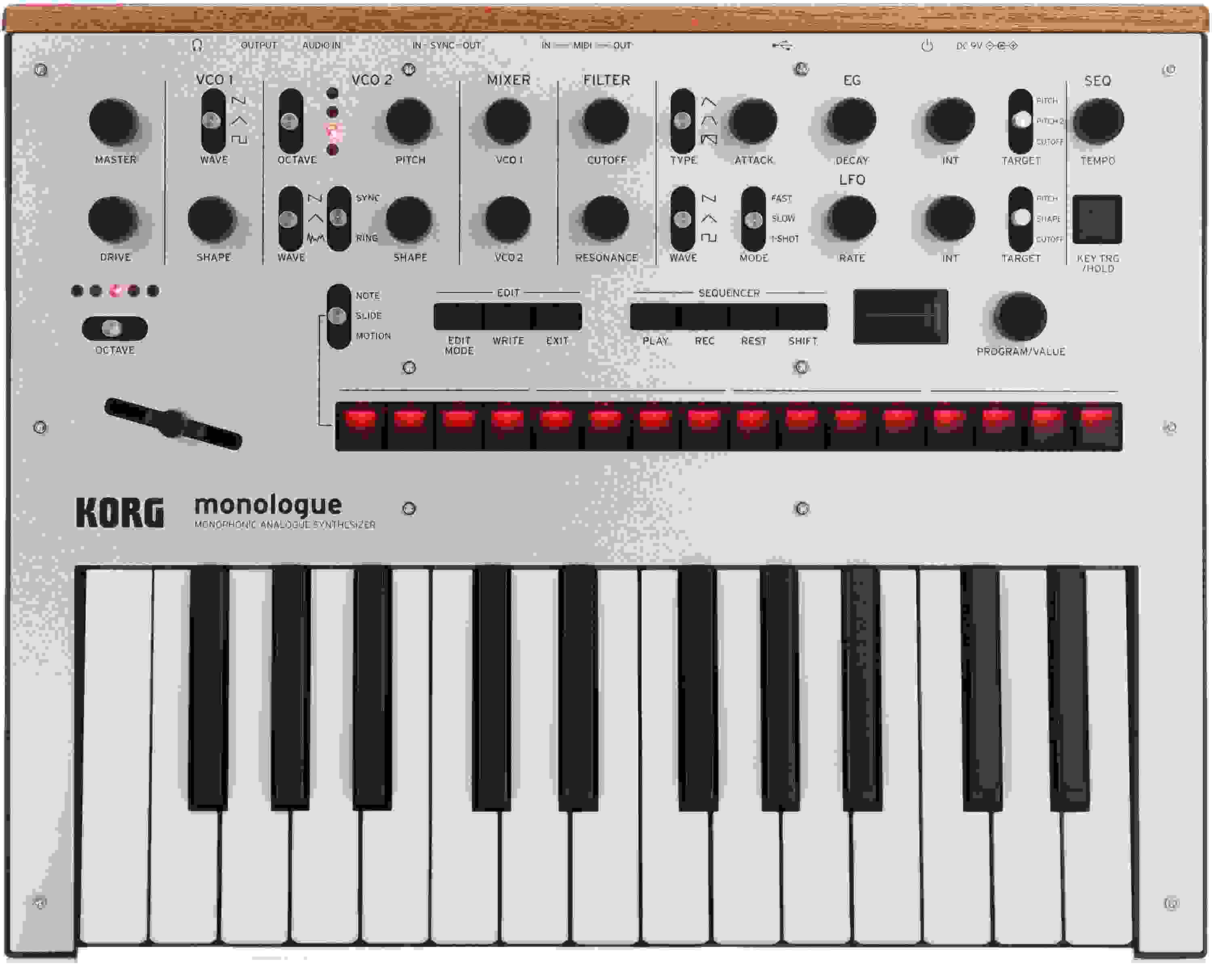 Korg monologue Analog Synthesizer - Silver