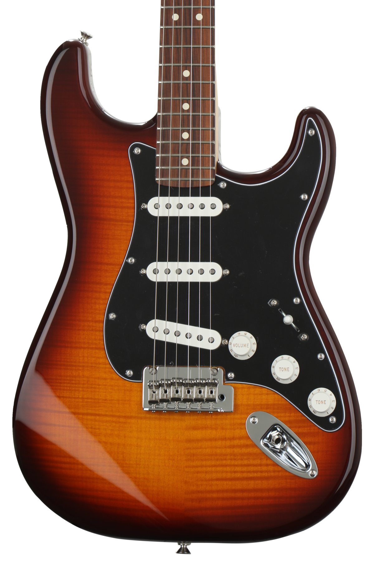 Fender Player Stratocaster Plus Top - Tobacco Sunburst with Pau Ferro ...