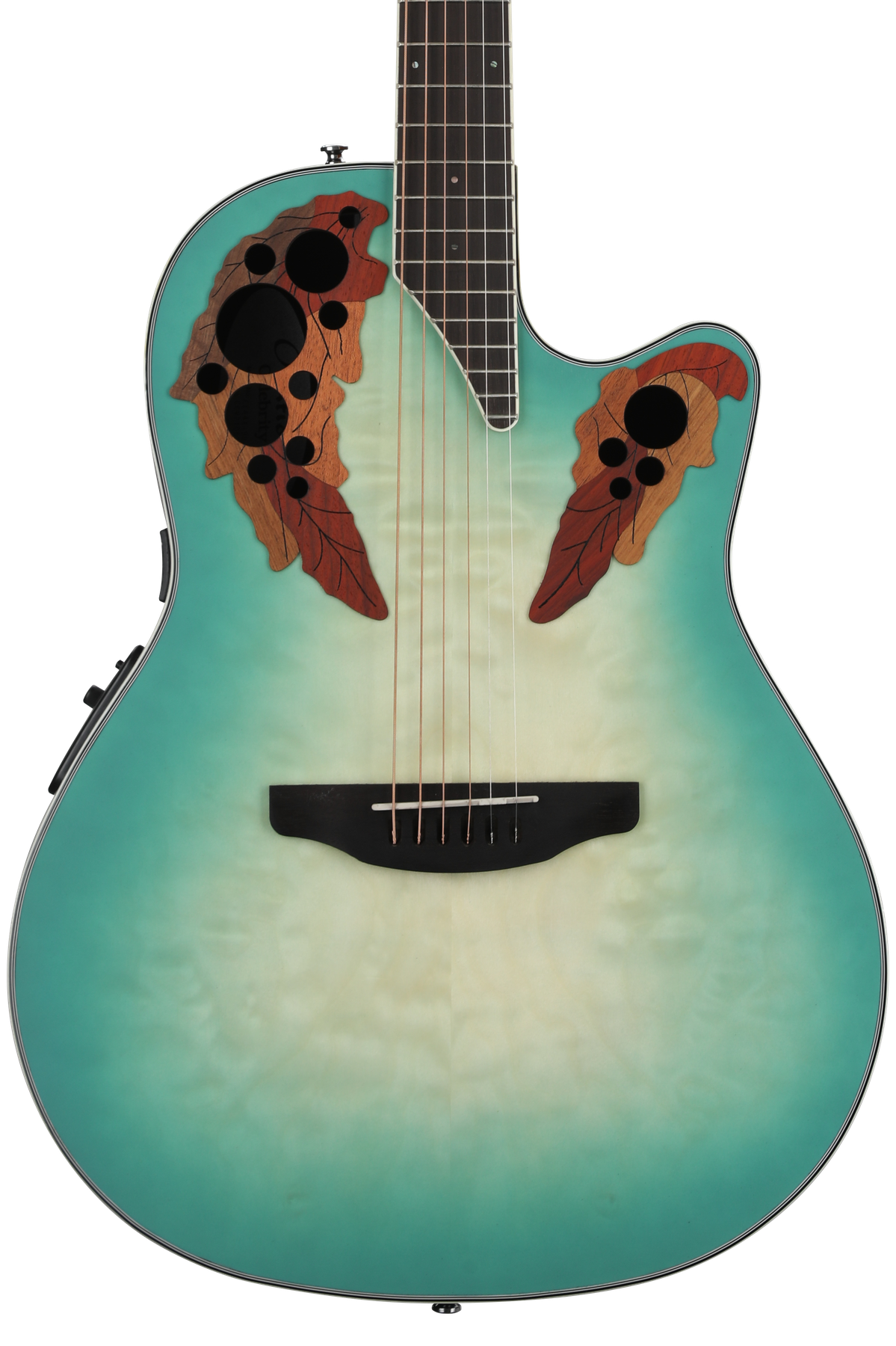 Ovation Celebrity Elite Plus CE44X-9B Mid-depth Acoustic-electric Guitar - Mintburst