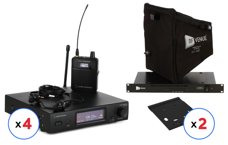 Audio-Technica ATW-3255 In-ear Monitor System - 4 Channel