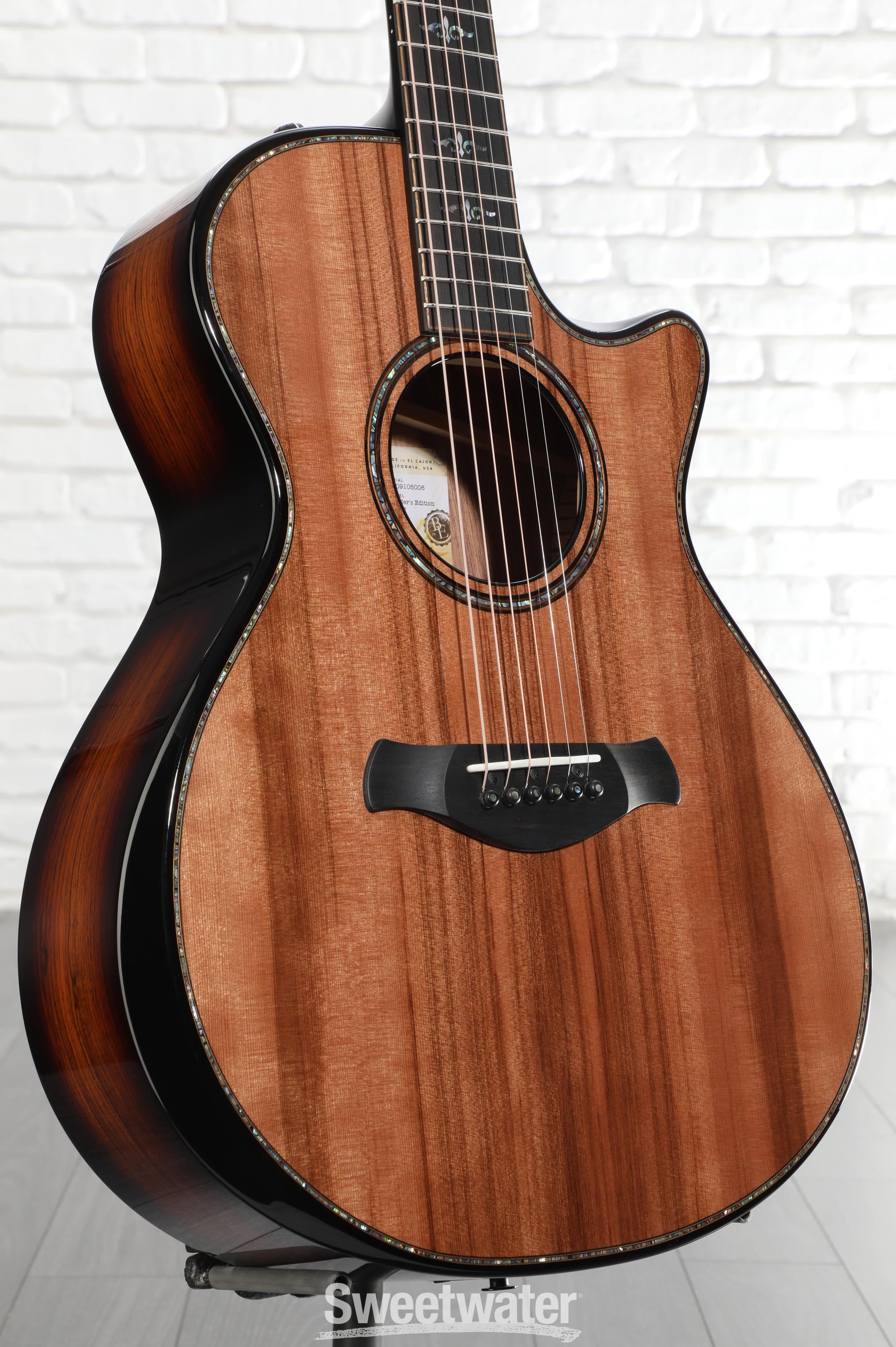 Photo of Taylor 912ce Builder's Edition Acoustic-electric Guitar - Kona Edgeburst