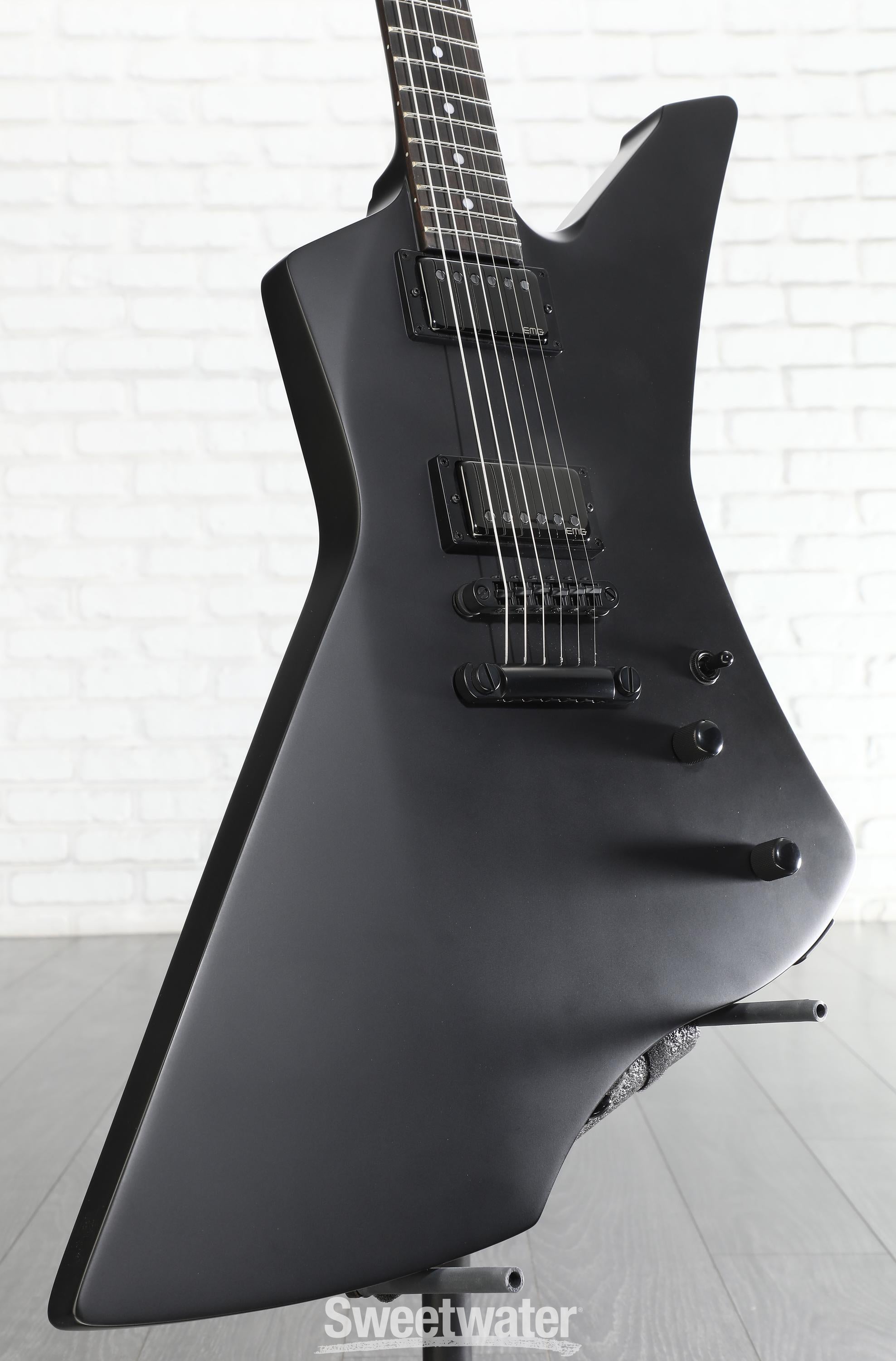 ESP LTD James Hetfield Signature Snakebyte - Black Satin | Sweetwater