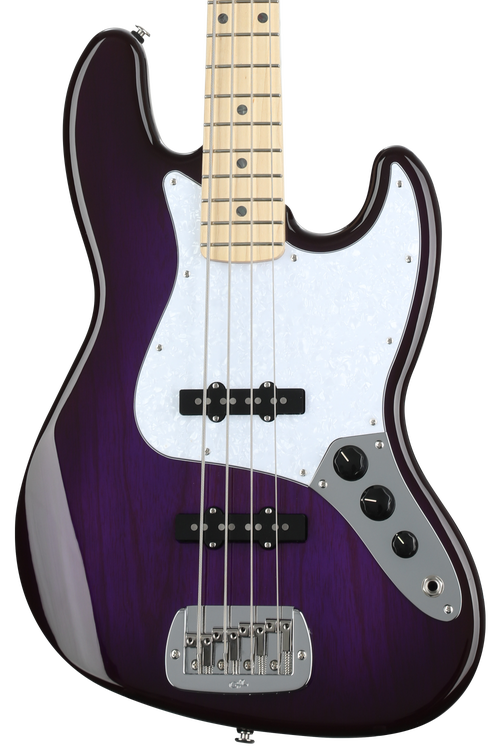 G&L Fullerton Deluxe JB Bass Guitar - Purpleburst | Sweetwater