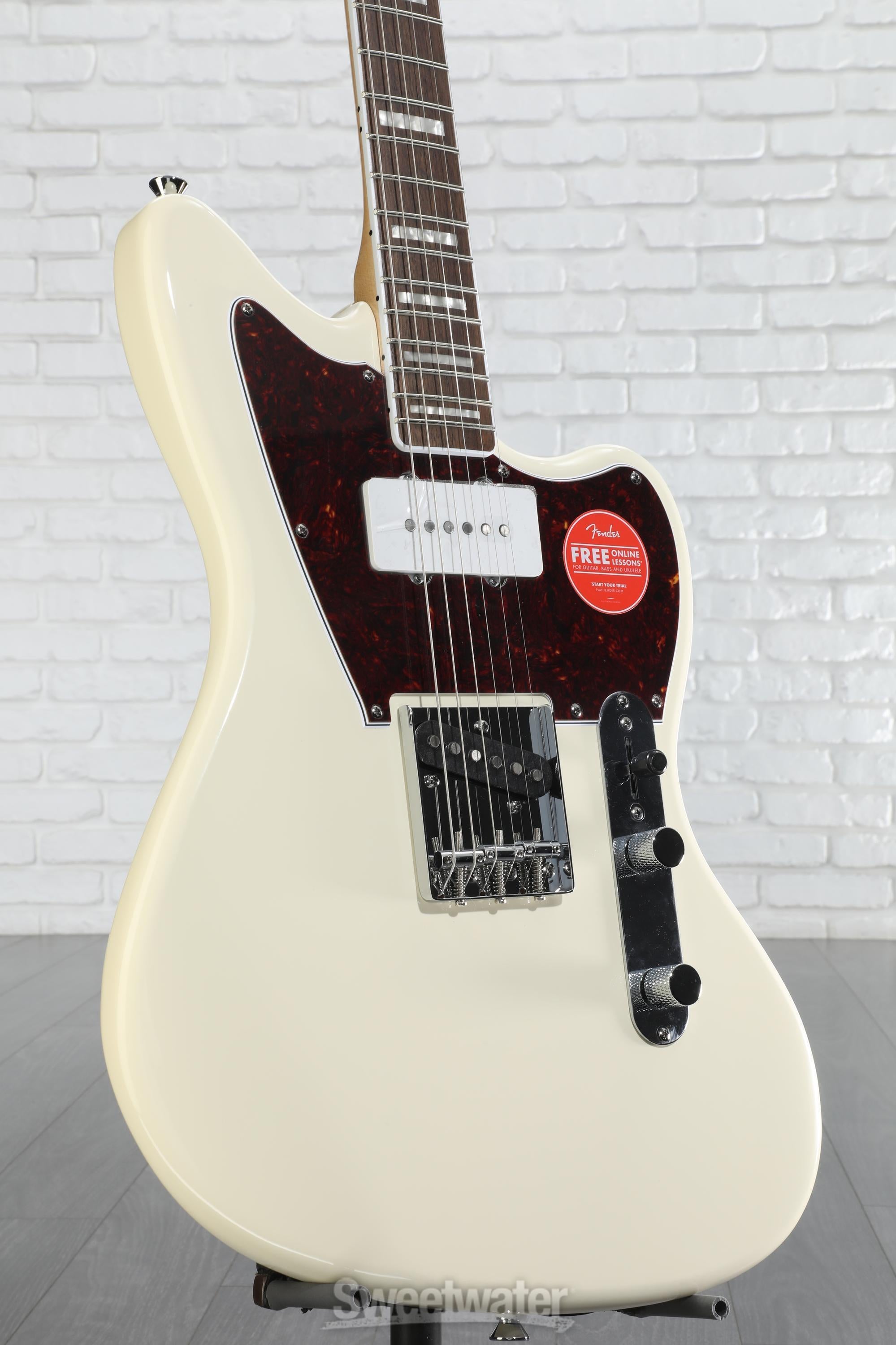 【期間限定値下げ！】Squier Jazzmaster ホワイト Squier 40th Anniversary Gold Edition Jazzmaster - Olympic