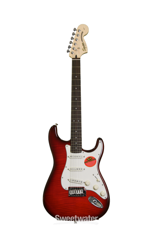 人気を誇る SQUIER Standard Stratocaster FMTちょっと改 エレキギター