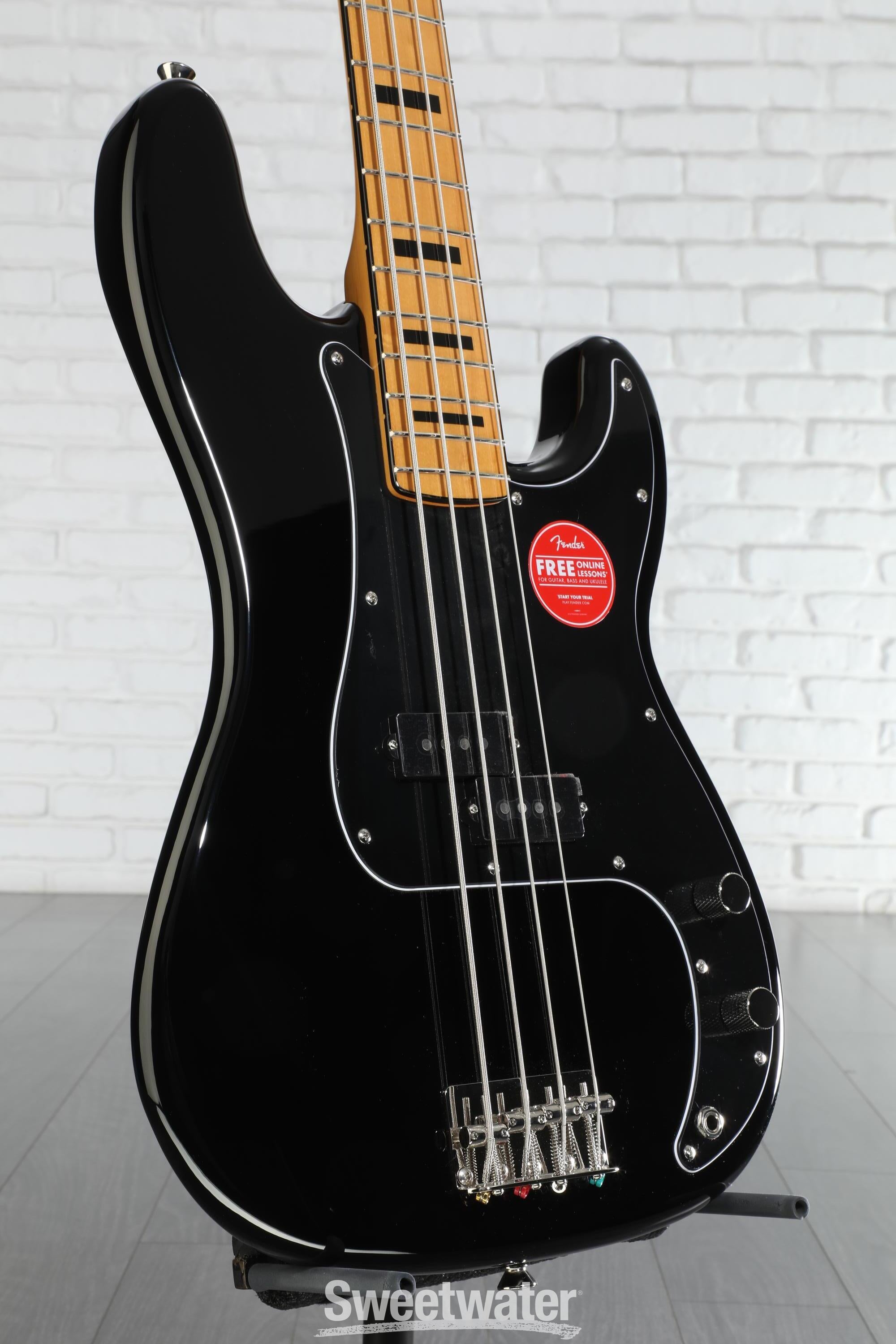 Squier Classic Vibe '70s Precision Bass - Black | Sweetwater