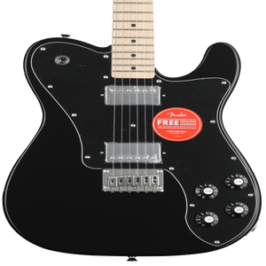 Squier Affinity Series Telecaster Deluxe Electric Guitar - Black with 