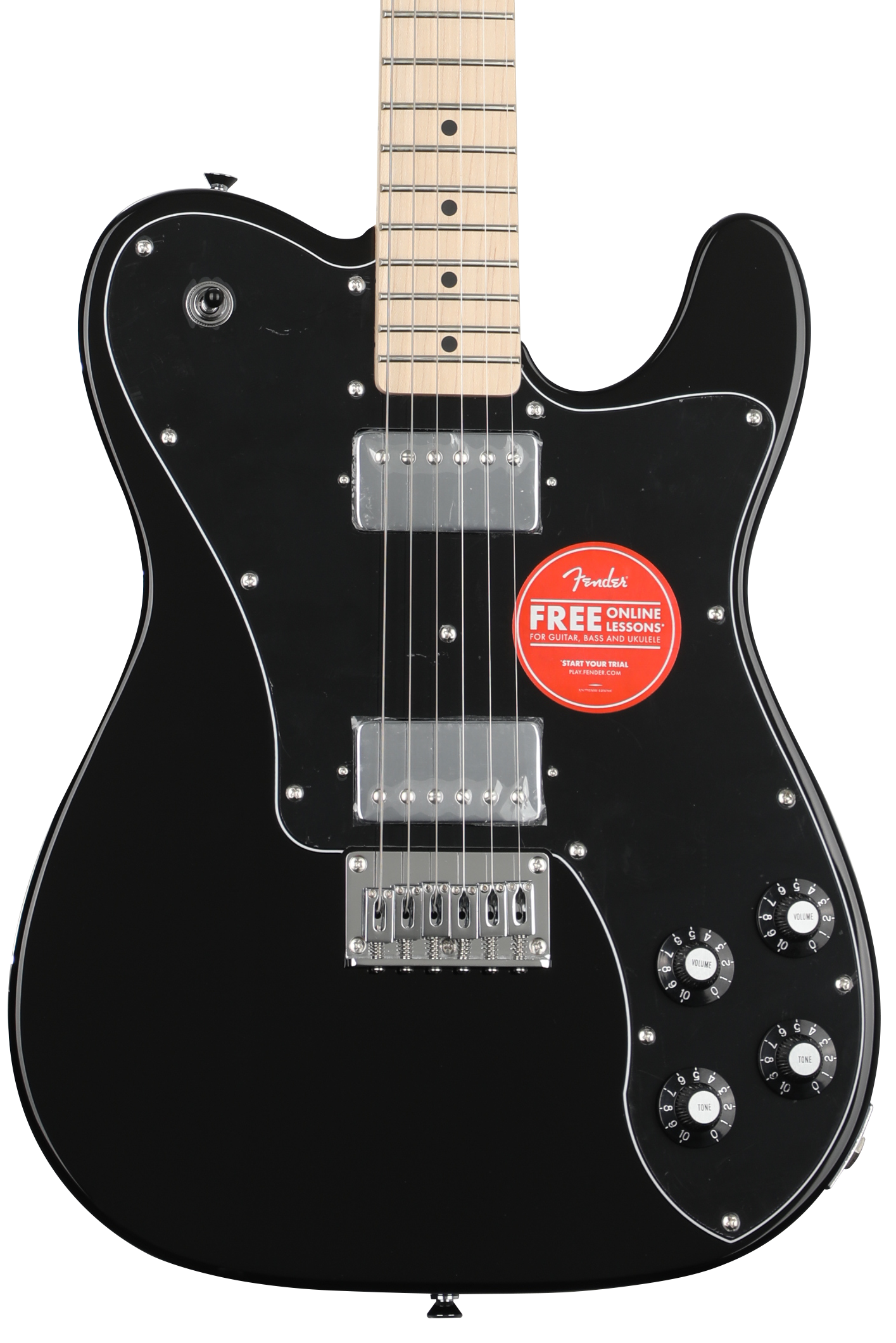 Squier by fender telecaster deluxe black Squier Affinity Series Telecaster Deluxe Electric Guitar