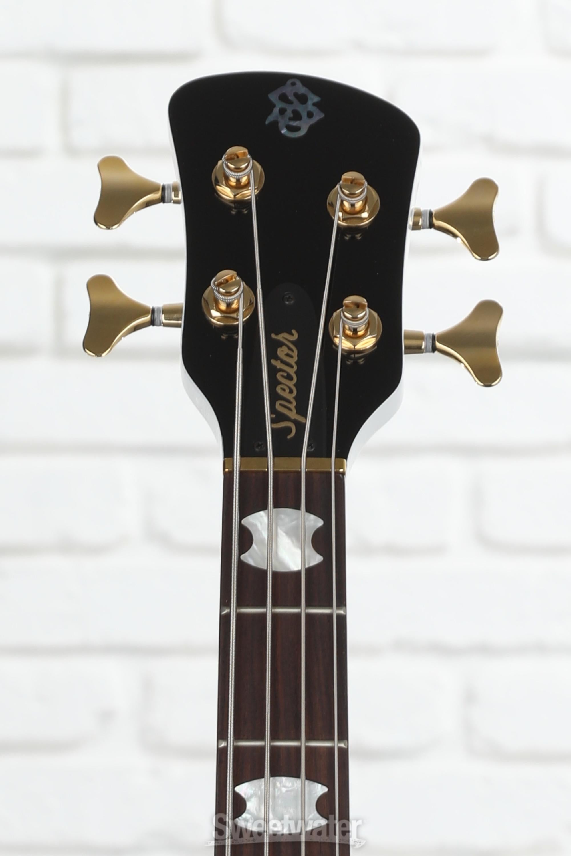 Spector Euro 4 Classic Bass Guitar - Solid White