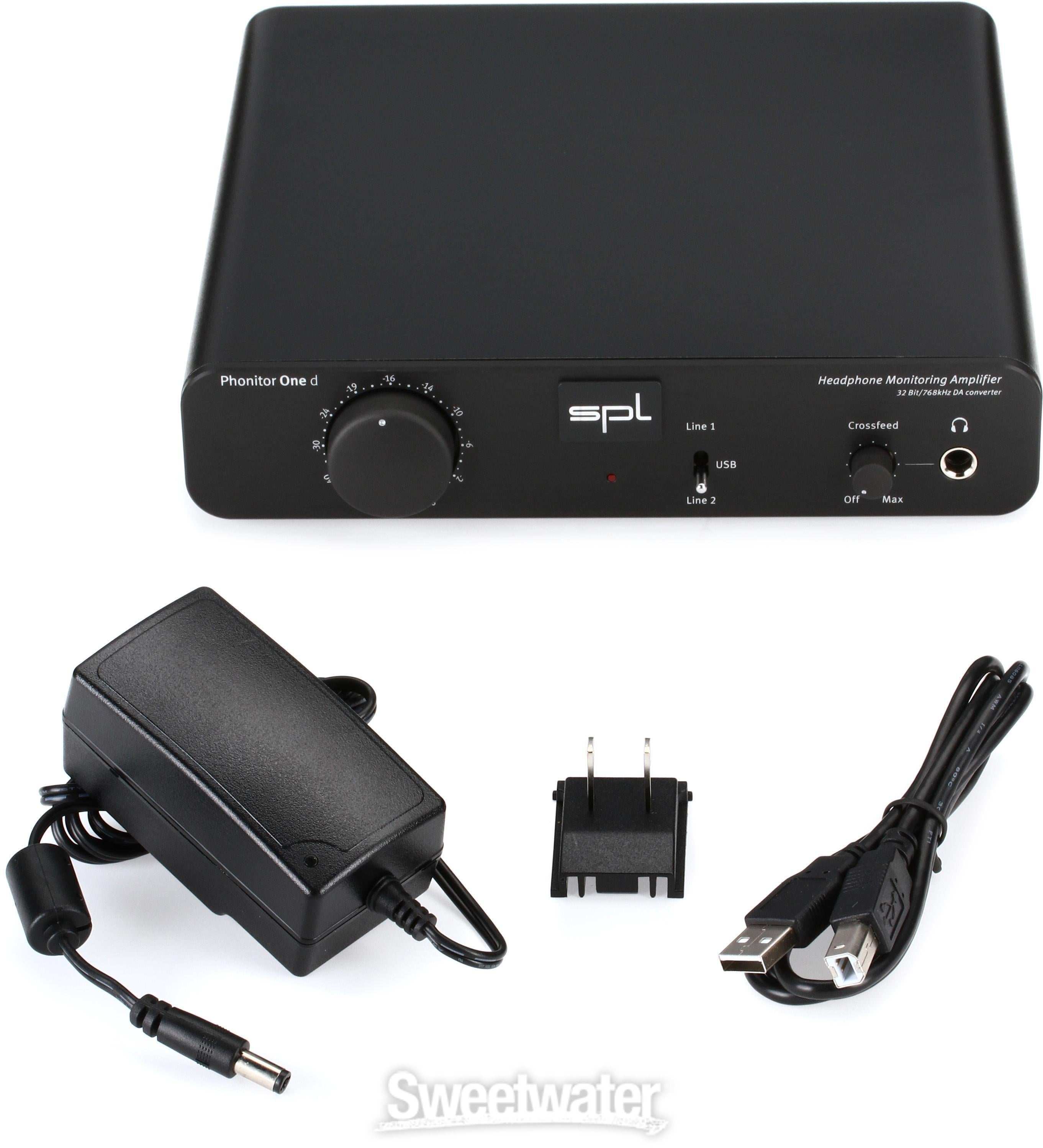 SPL Phonitor One D Headphone Amplifier with D/A Converter | Sweetwater