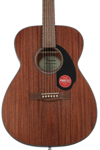 Fender CC-60S All-Mahogany Concert Acoustic Guitar - Natural