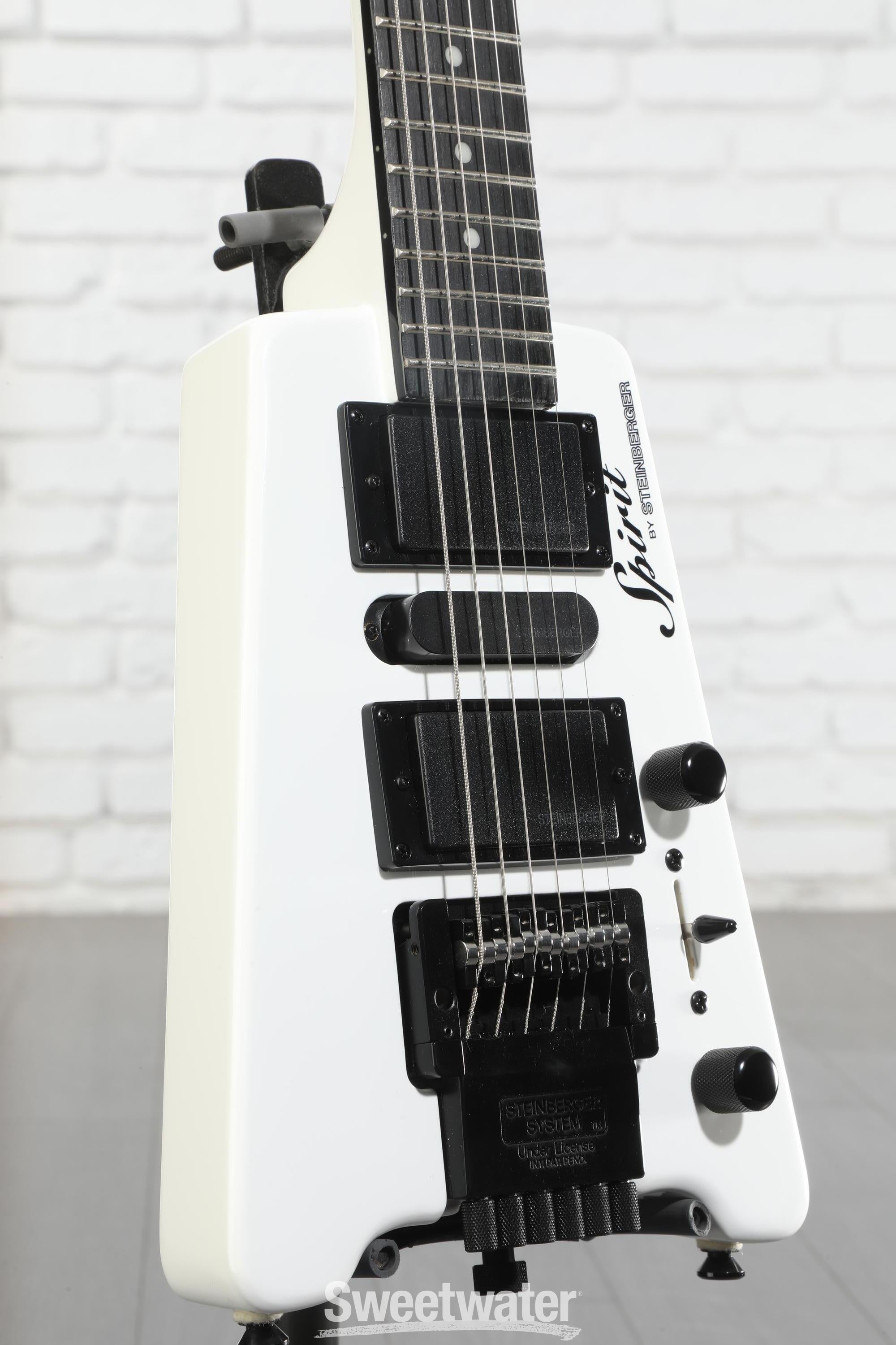 Spirit by Steinberger エレキギター ホワイト Steinberger Spirit GT-PRO Deluxe Electric Guitar - White | Sweetwater