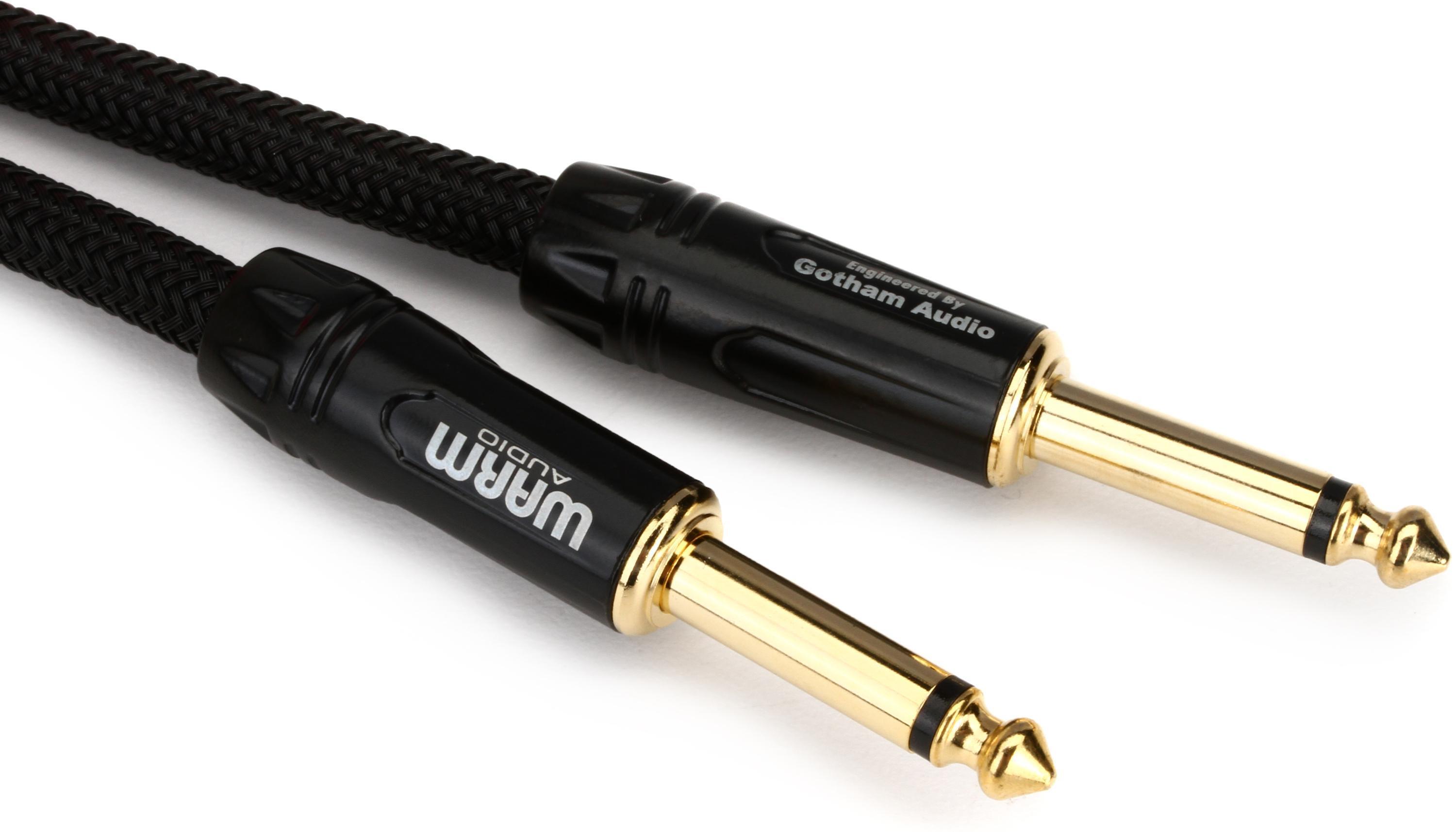 Photo of Warm Audio Prem-TS-18' Premier Gold Straight to Straight Instrument Cable - 18-foot