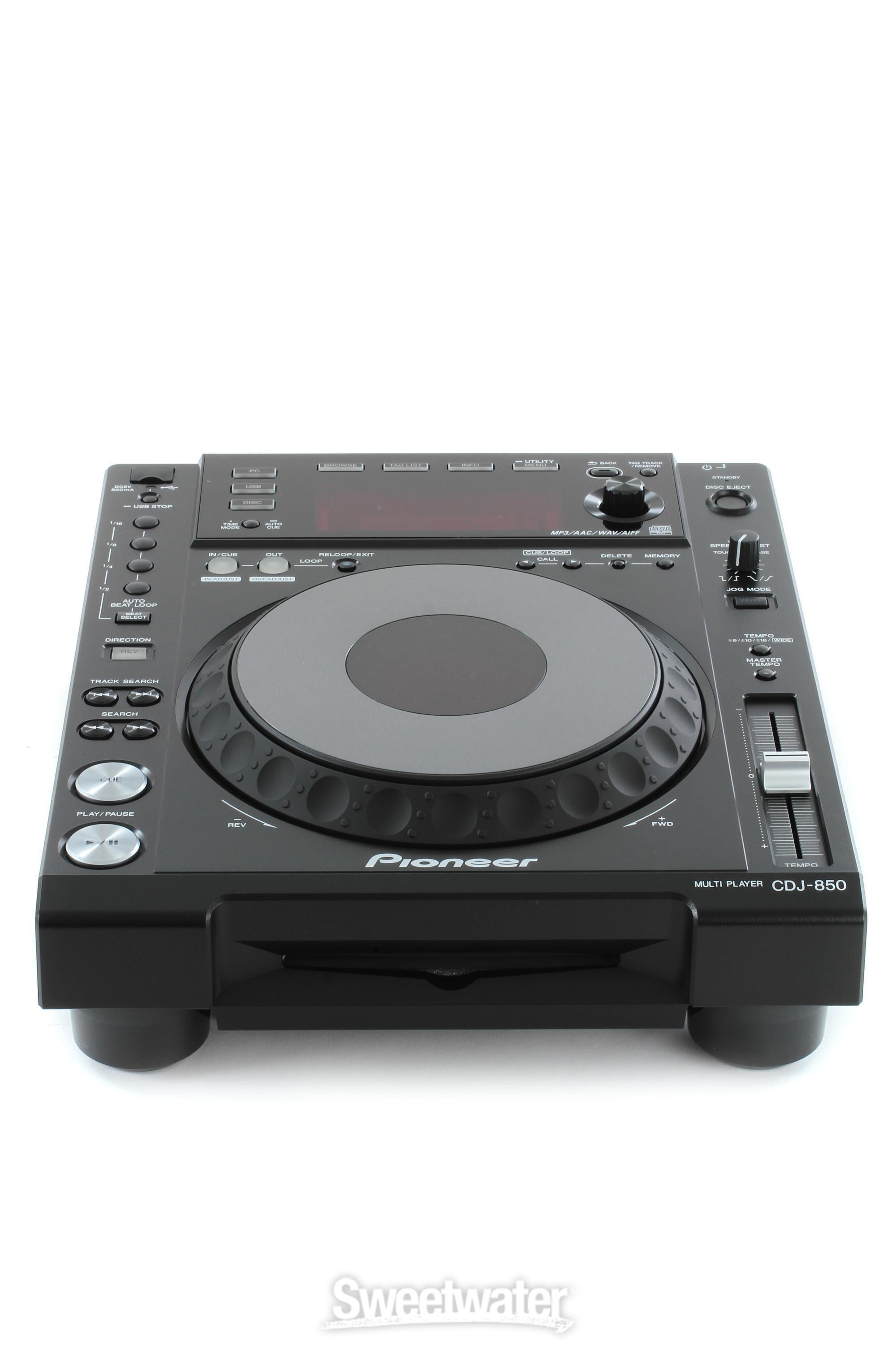 Pioneer DJ CDJ-850 Multi-format Media Player - Black | Sweetwater