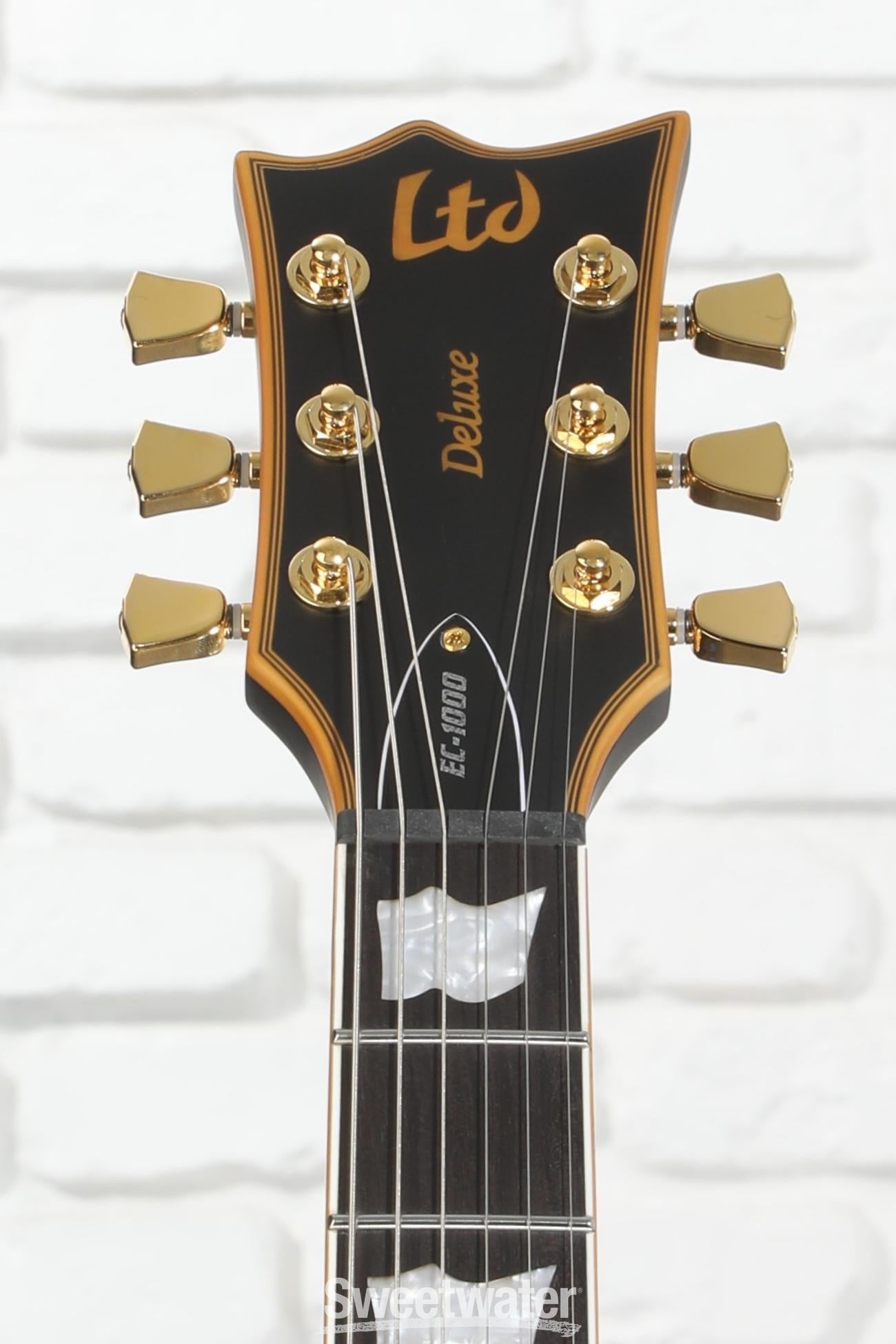 ESP LTD EC-1000 Duncan Electric Guitar - Vintage Black | Sweetwater