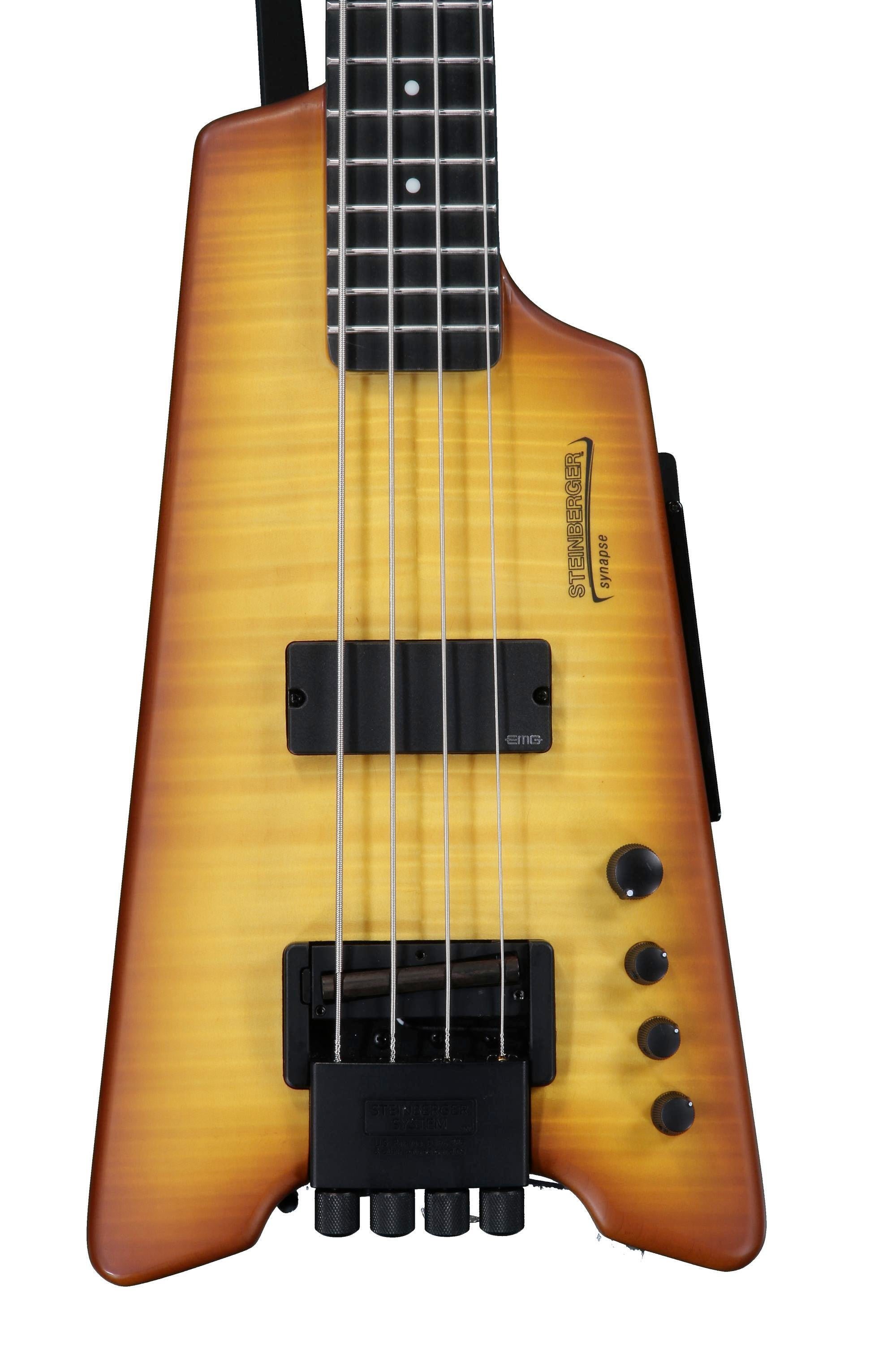 Steinberger XS-1FPA Custom - Transparent Amber