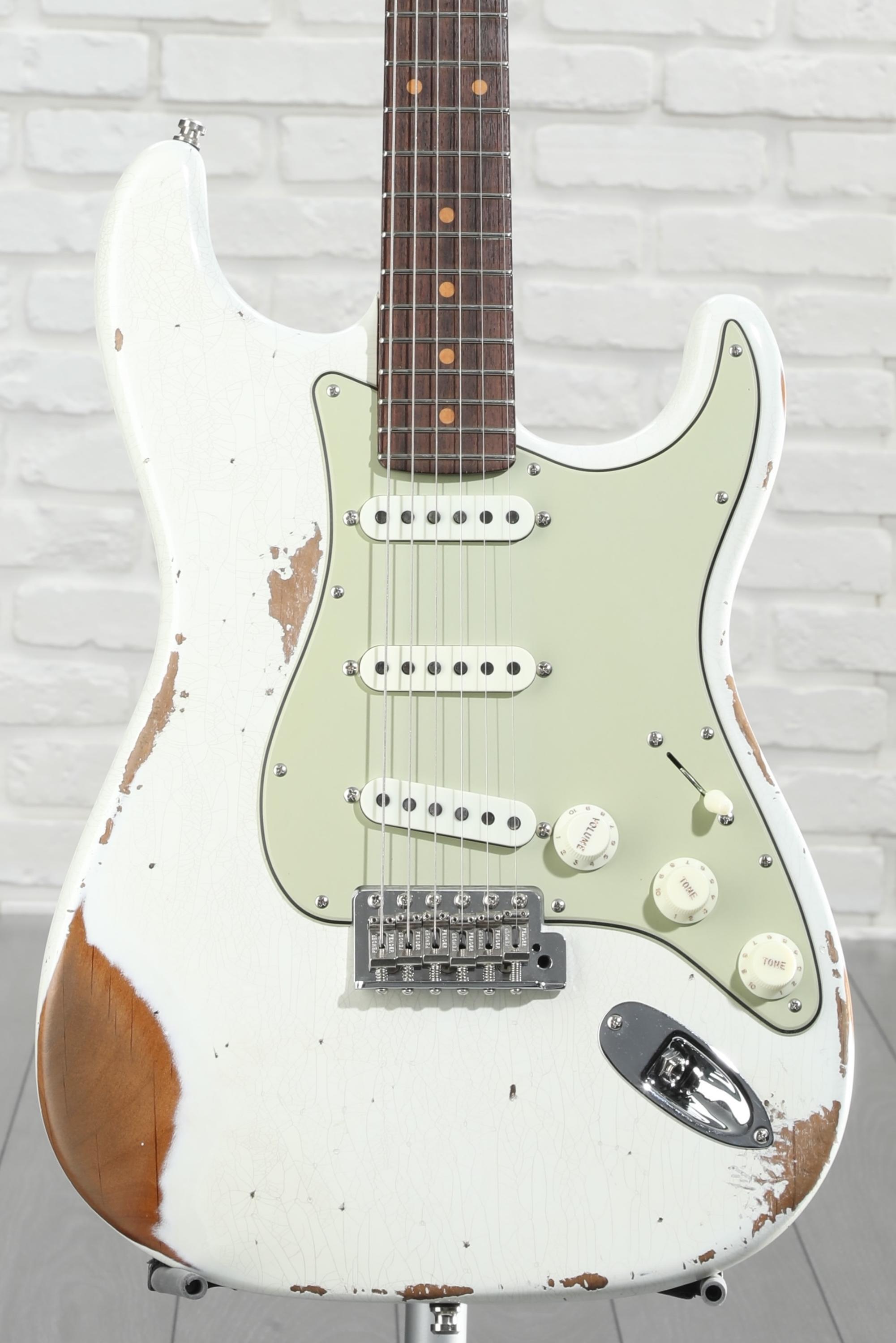 Fender Custom Shop GT11 Heavy Relic Stratocaster - Olympic White
