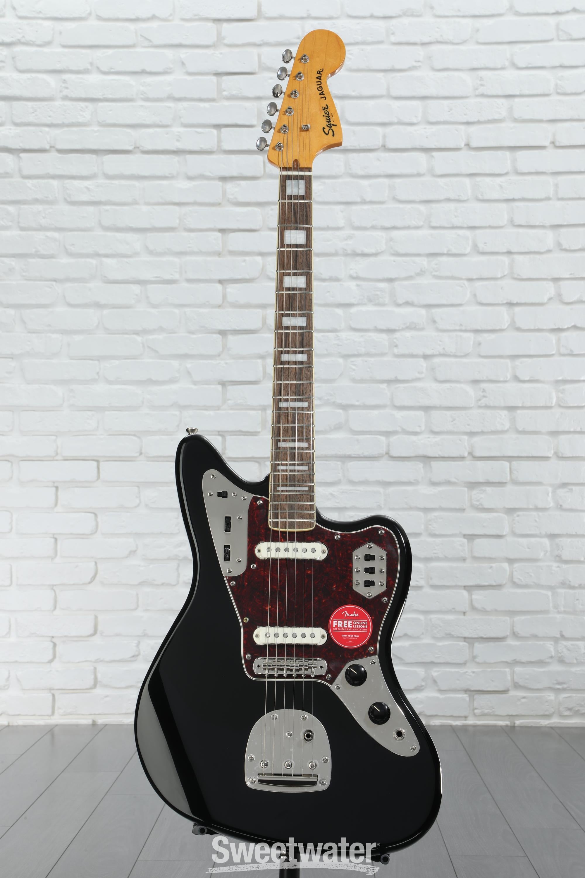 Squier Classic Vibe '70s Jaguar - Black | Sweetwater