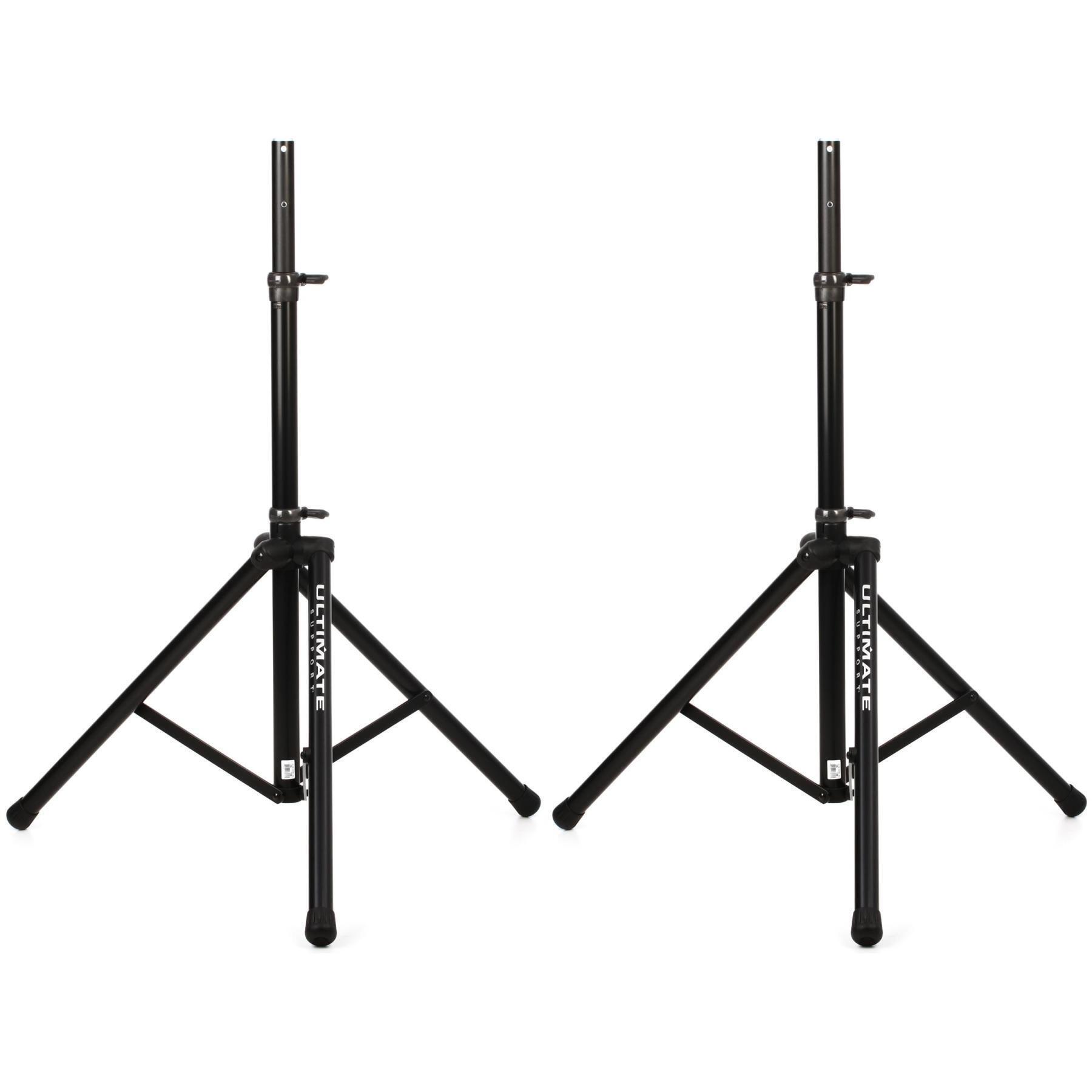 Ultimate Support TS-80B Speaker Stand - Black | Sweetwater