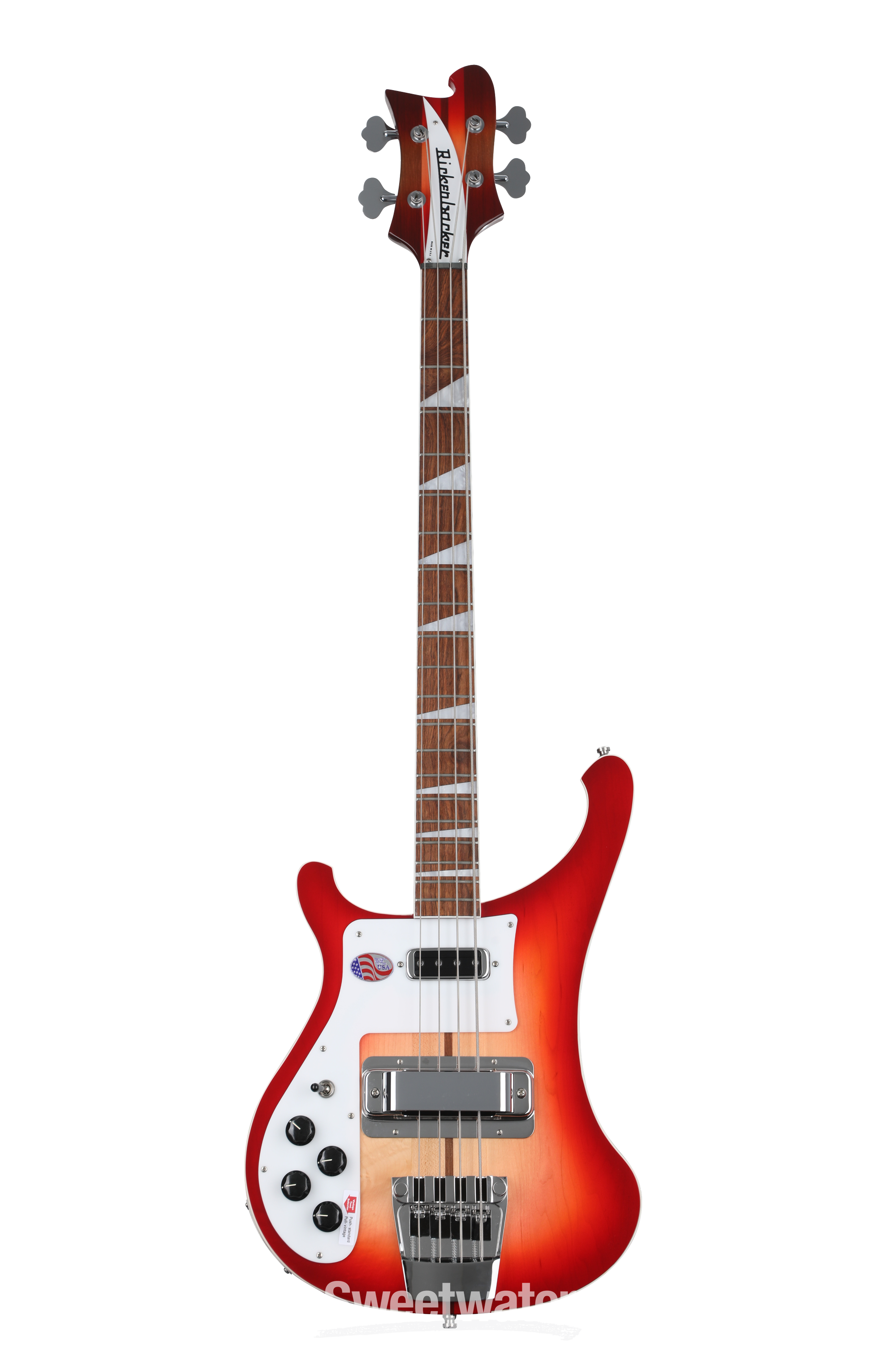 Rickenbacker 4003 Stereo, Left-Handed Bass Guitar - Fireglo 