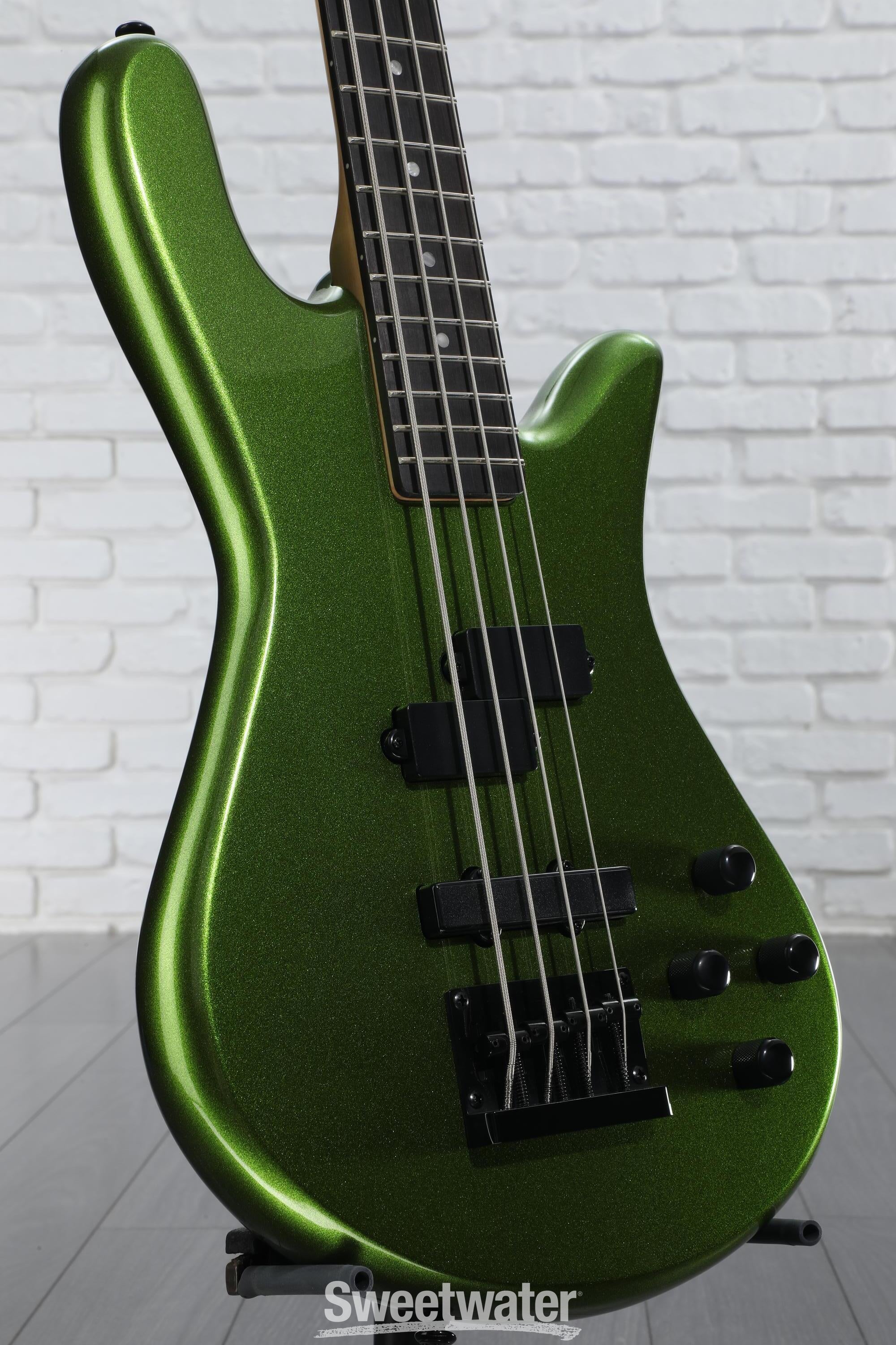 Spector Performer 4 Bass Guitar - Metallic Green | Sweetwater