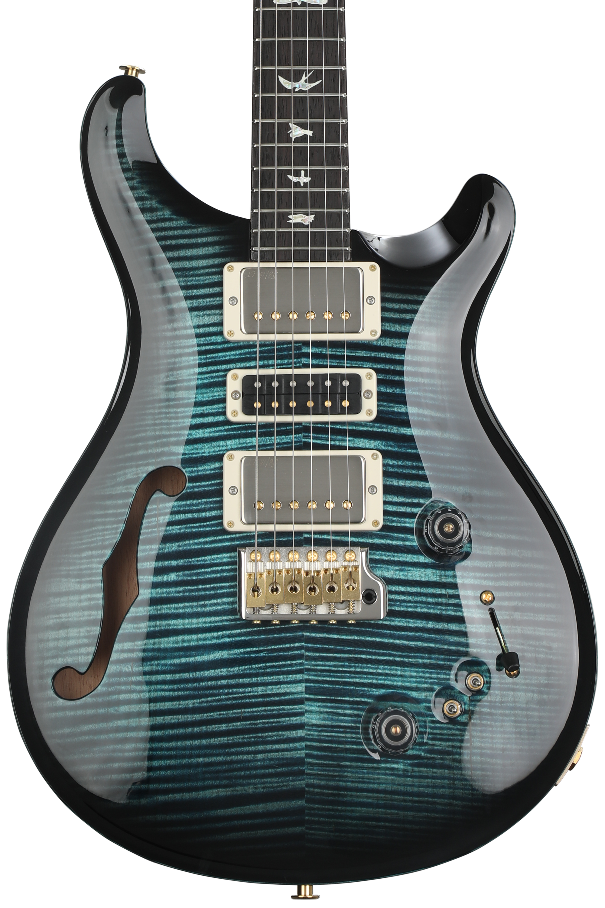 ギター PRS Special 22 Semi-hollow 10 top PRS Special Semi-Hollow 10-Top Electric Guitar - Charcoal