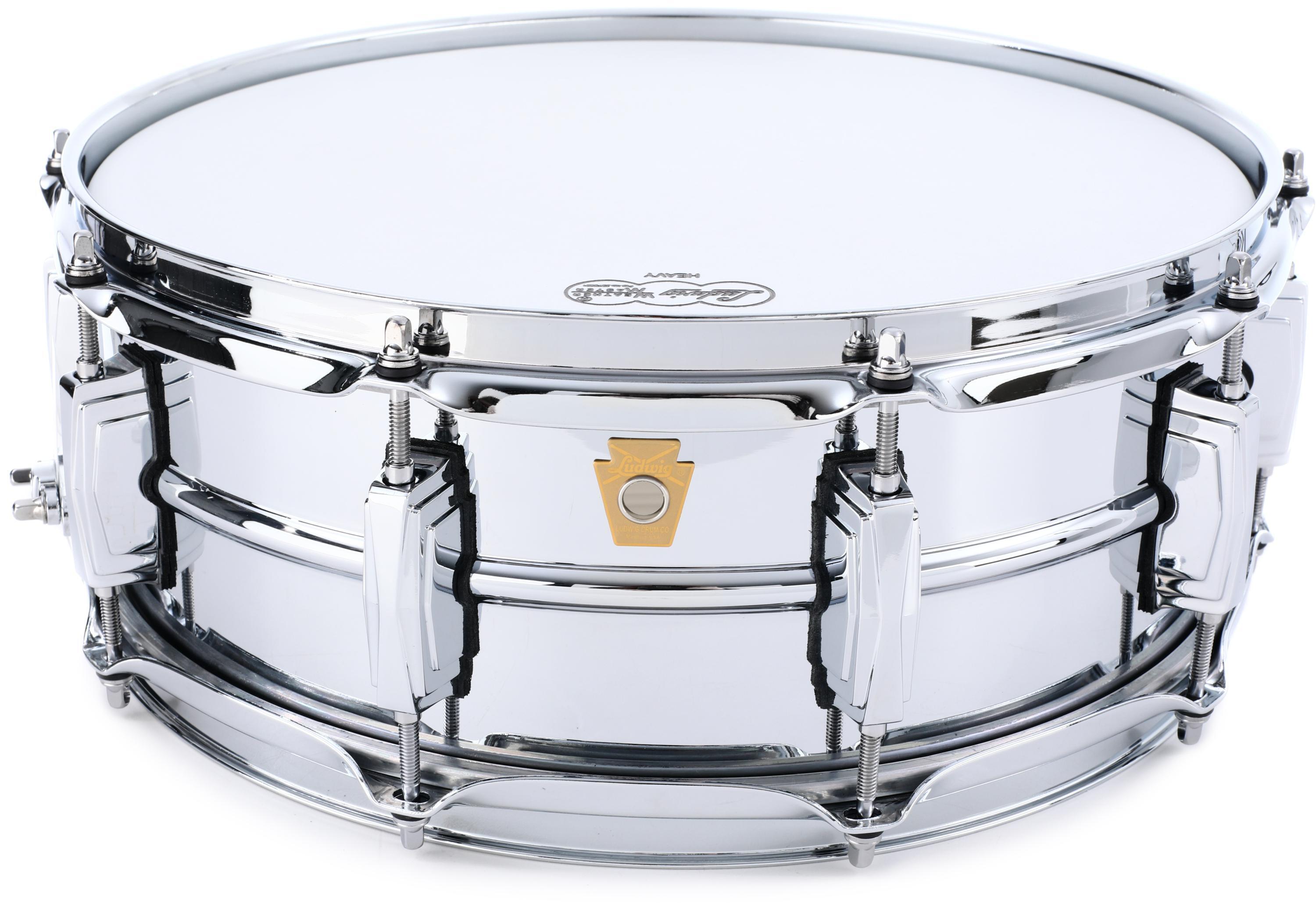 Ludwig Supraphonic LM400 5 x 14-inch Snare Drum - Chrome | Sweetwater