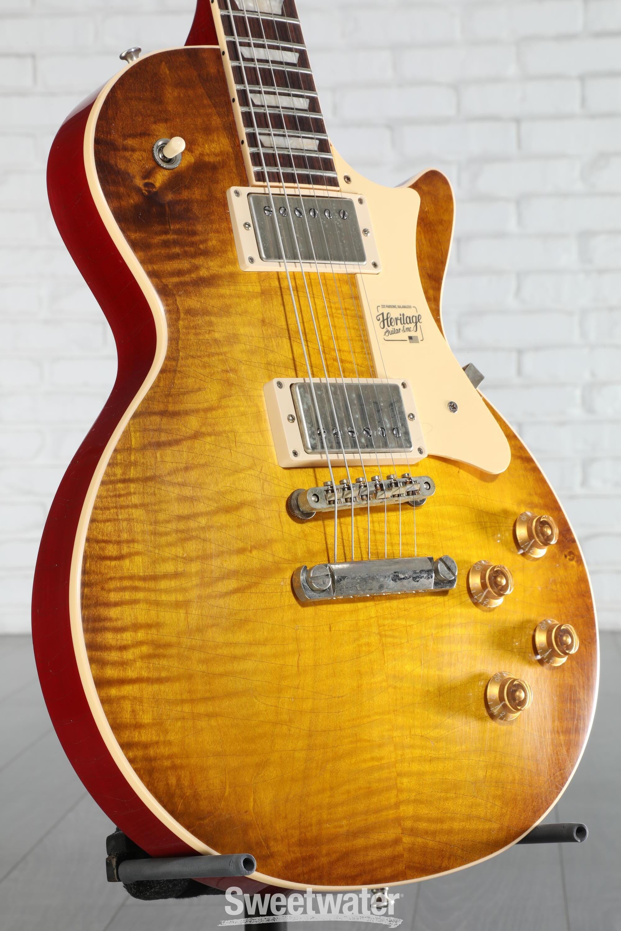 Heritage Artisan Aged H-150 Electric Guitar - Dirty Lemon Burst