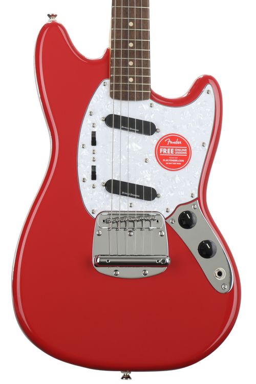 Red on sale squier mustang