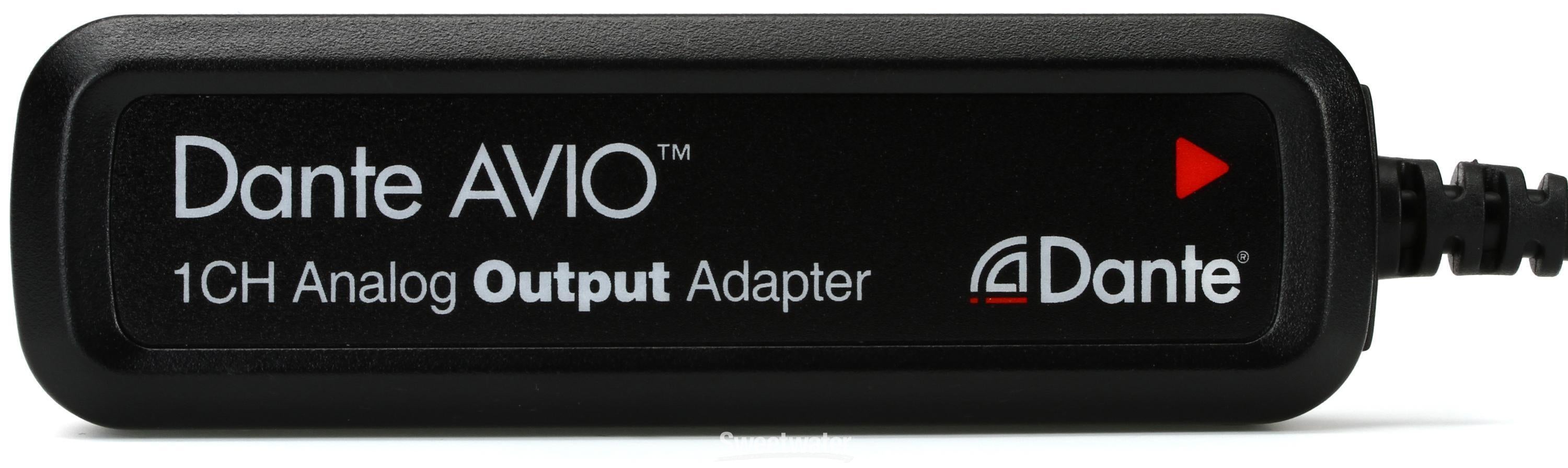 Audinate AVIO Dante 1 Channel Analog Output Adapter | Sweetwater