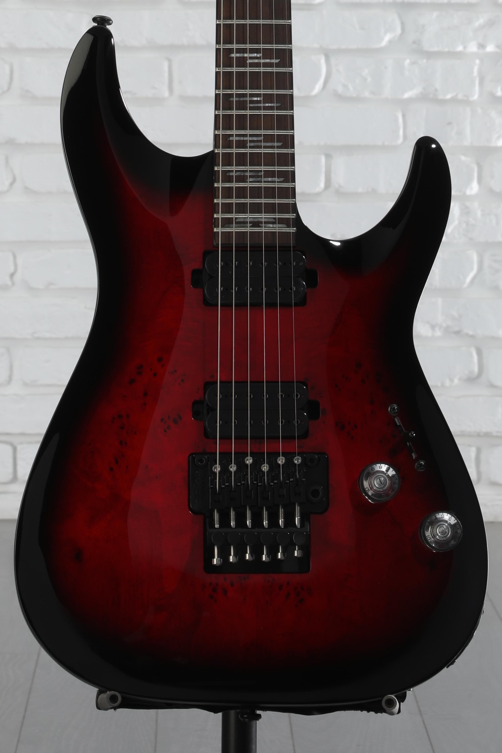 Schecter Omen Elite-6 FR Electric Guitar - Black Cherry