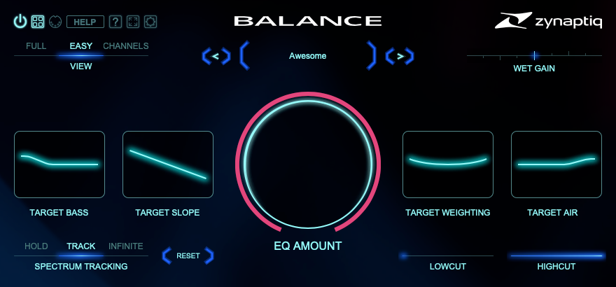 Photo of Zynaptiq Balance Smart EQ Plug-in