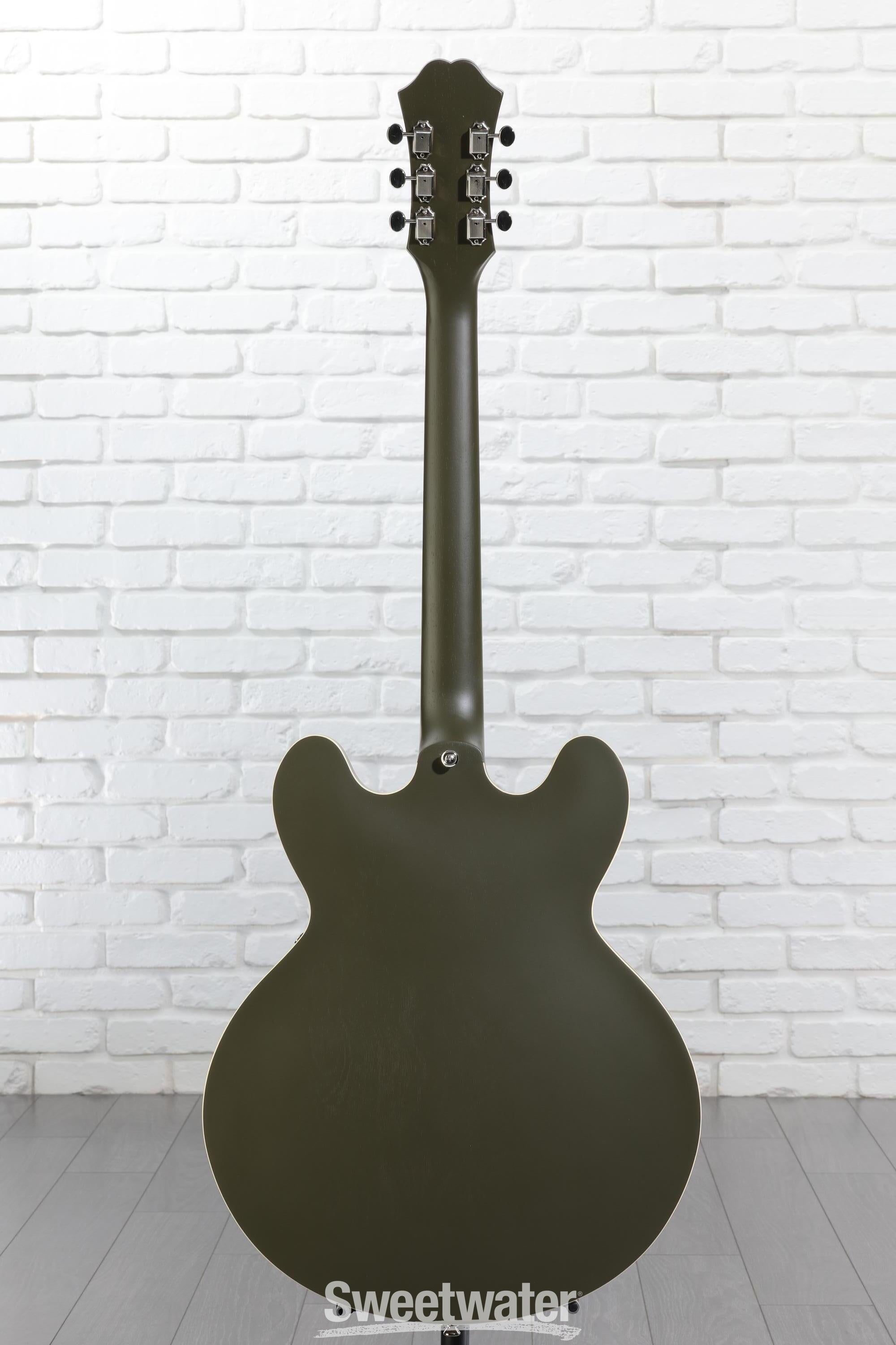 ギター Epiphone Casino Worn Olive Drab Amazon.com: Epiphone Casino Hollowbody Worn, Olive Drab : Musical