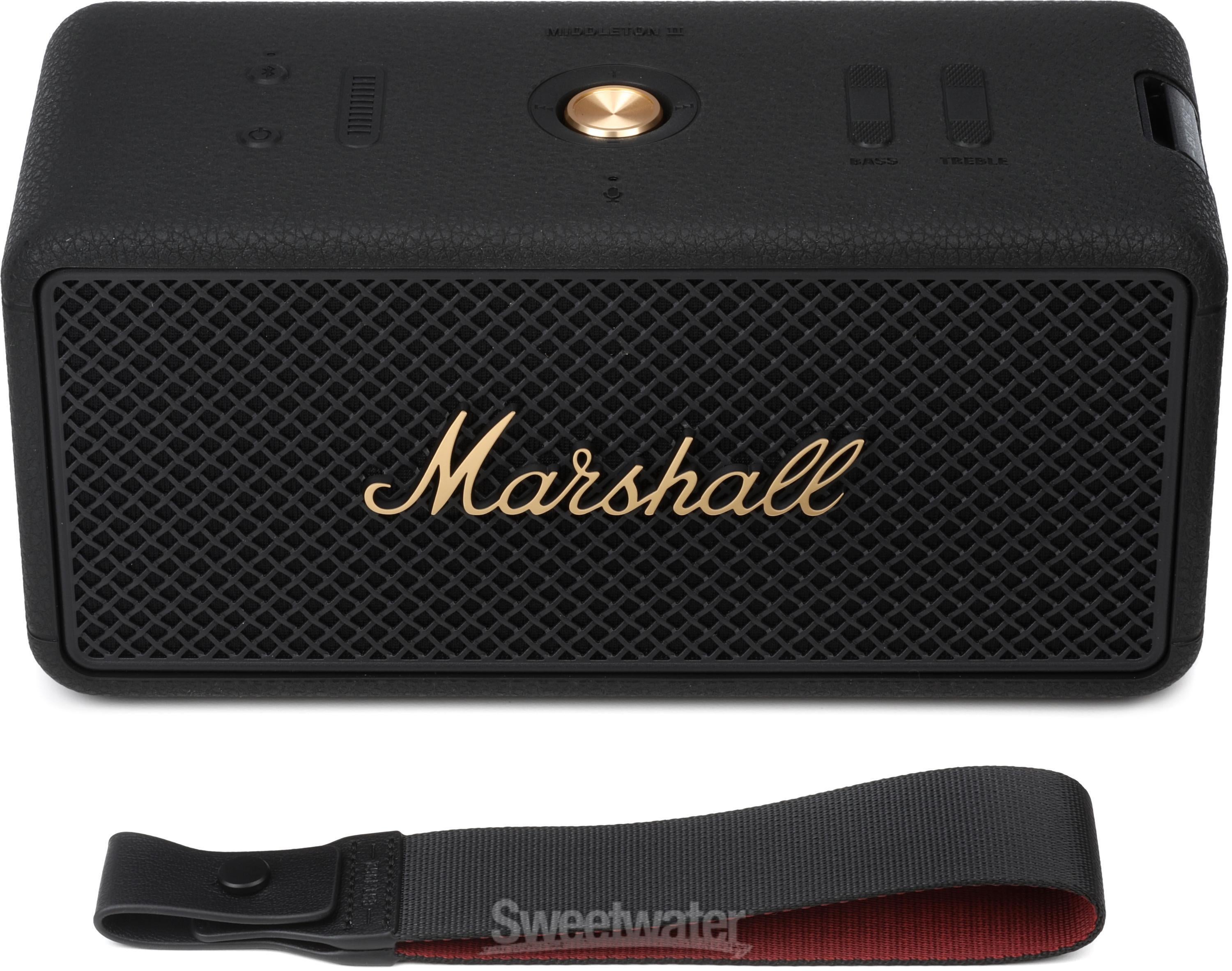 Marshall Middleton II Portable Wireless Bluetooth Speaker - Black